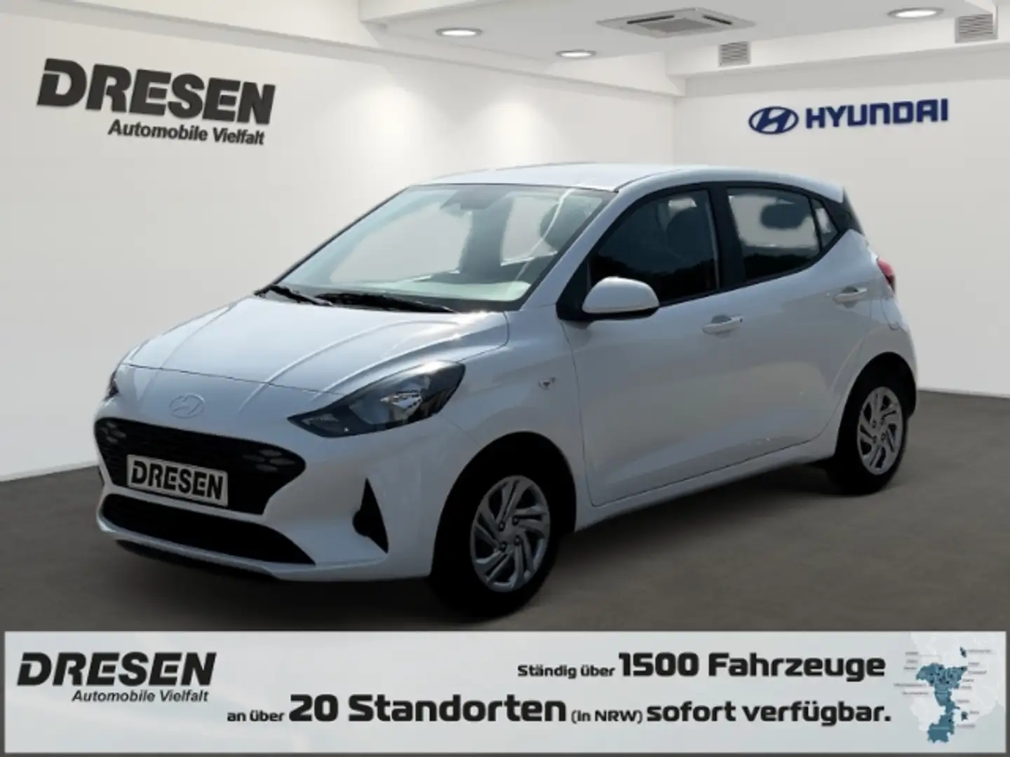 Hyundai i10 1.0 GDI Select NAVI Kamera Klima Spurhalteass. Blanc - 1