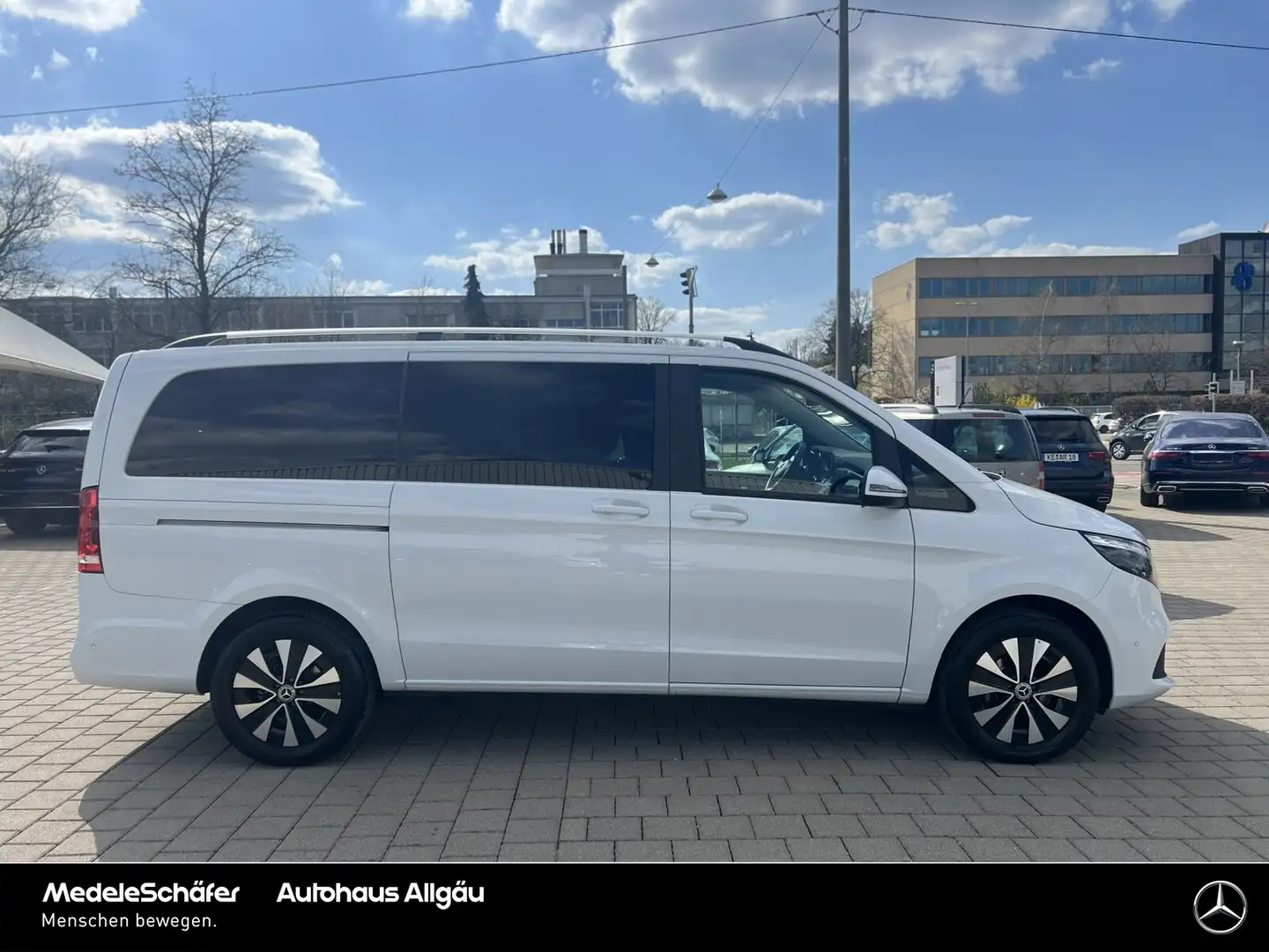 Mercedes-Benz V 220 V 220 d 4MATIC EDITION Lang LED EASY PACK 7SITZE Blanc - 2