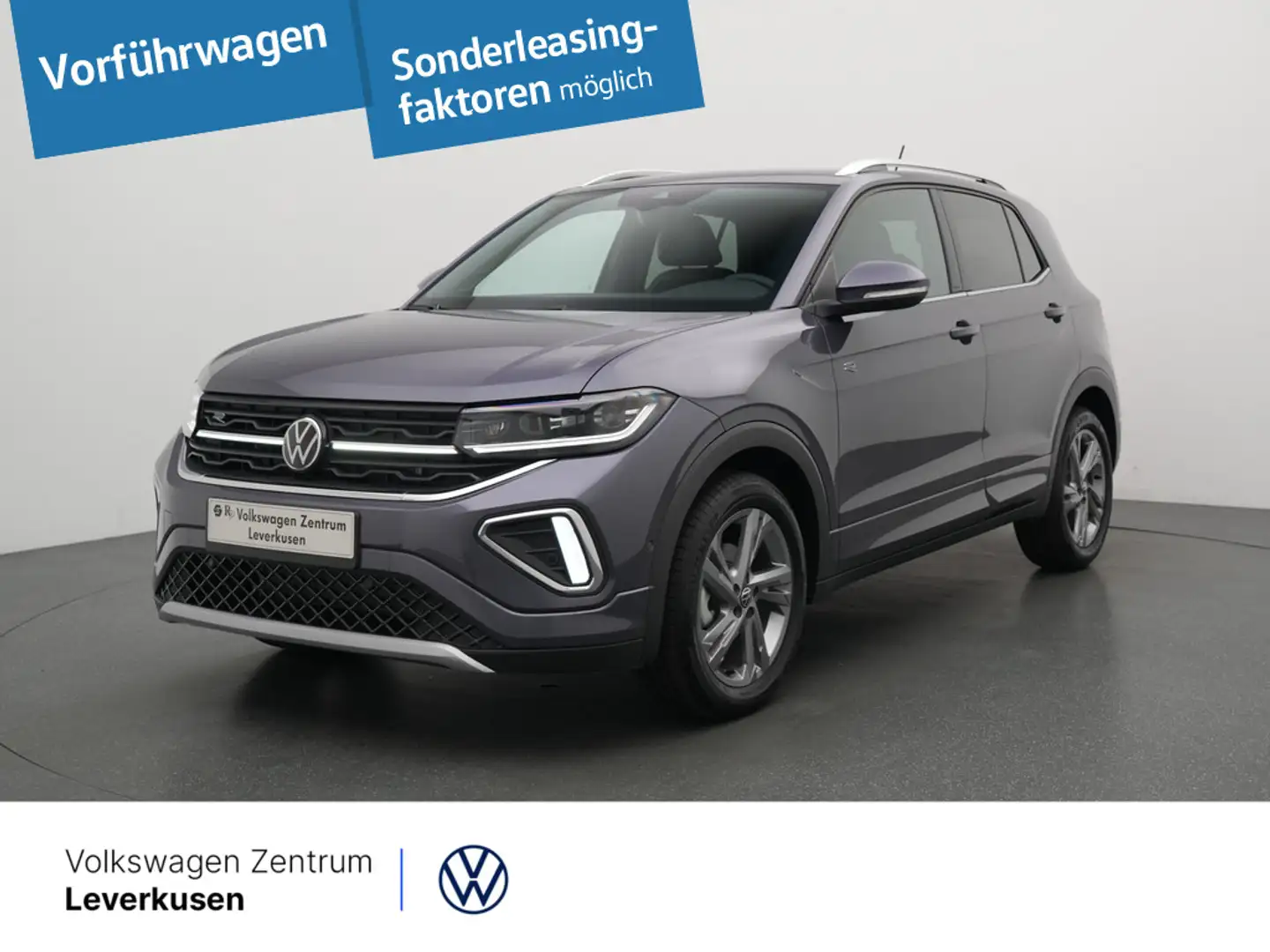 Volkswagen T-Cross TSI R-Line NAVI AHK ACC KAM MATRIX SH Schwarz - 1
