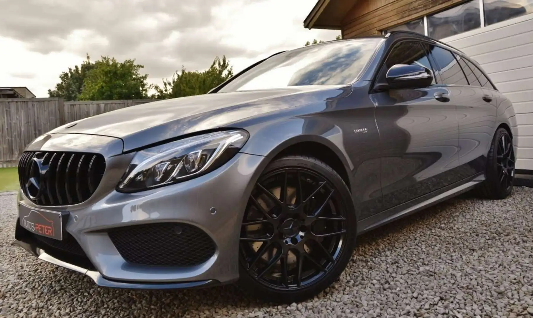 Mercedes-Benz C 43 AMG 4-Matic **C63 AMG LOOK** \BURMESTER-SPORTUITLAAT\ Gris - 2
