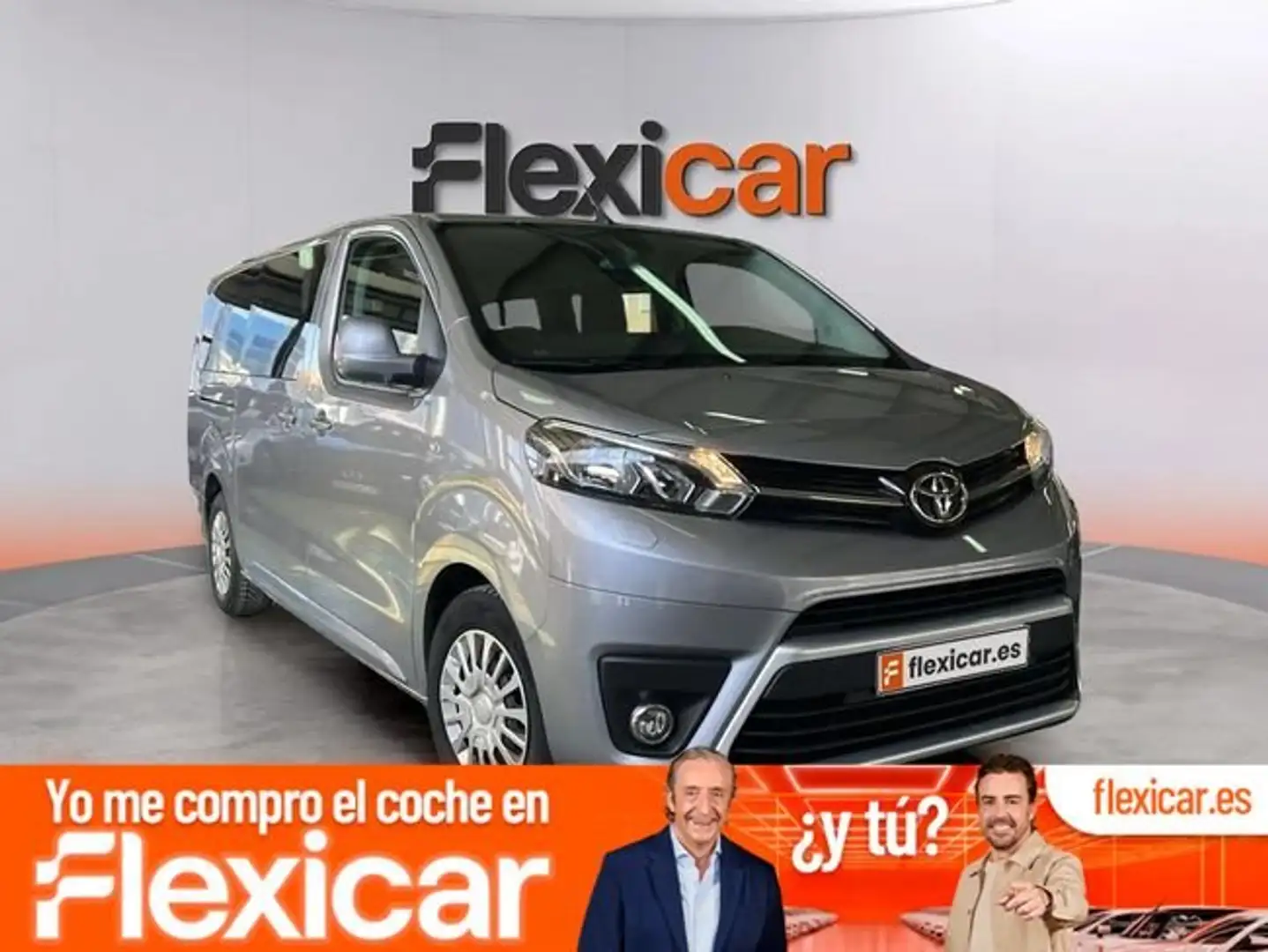 Toyota Proace 1.5D 120CV VX SHUTTLE 2PL 2PT L2 Gris - 1