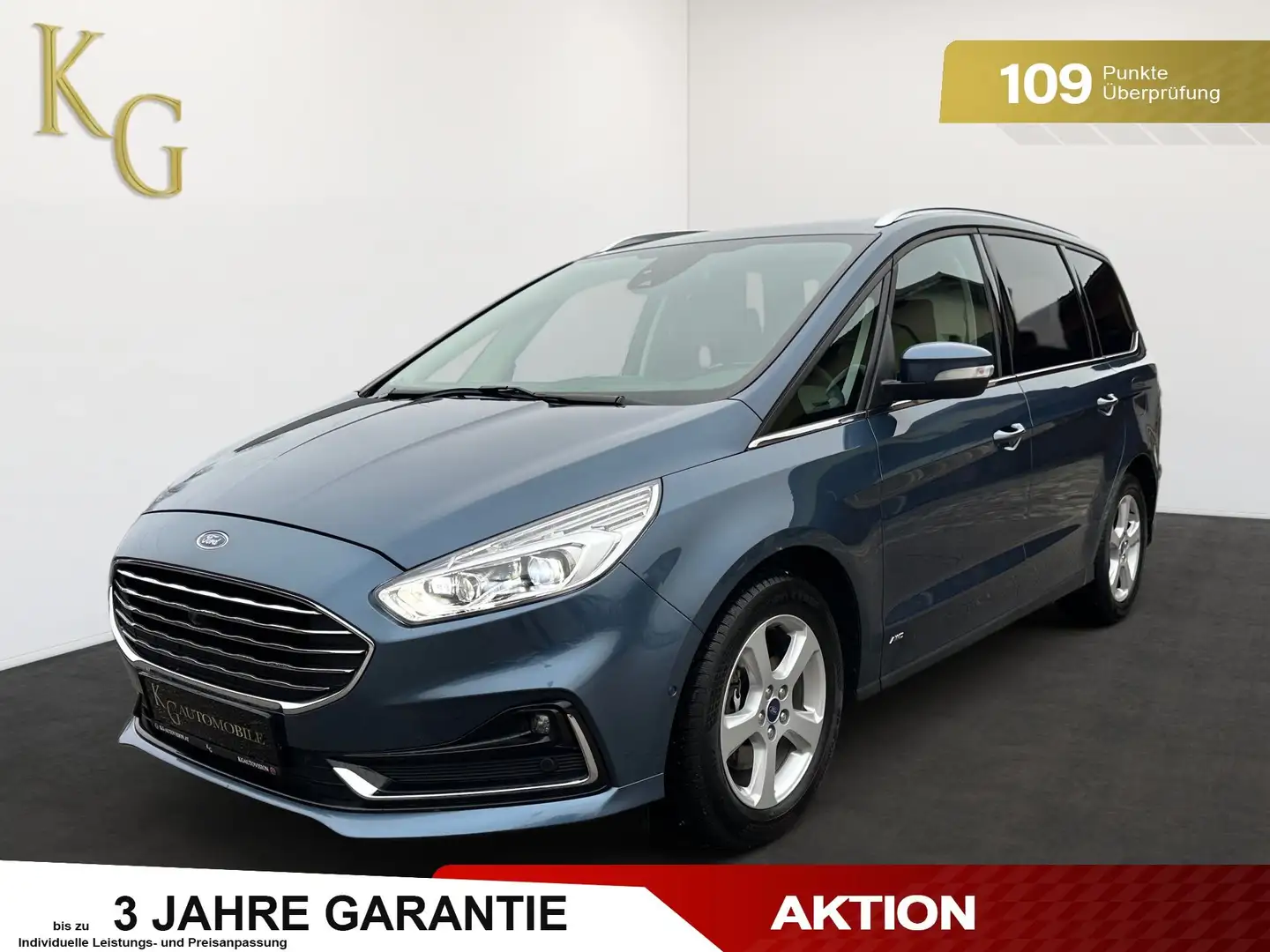 Ford Galaxy 2.0 EcoBlue Titanium AWD ab ca. 216€ monatlich Blau - 1