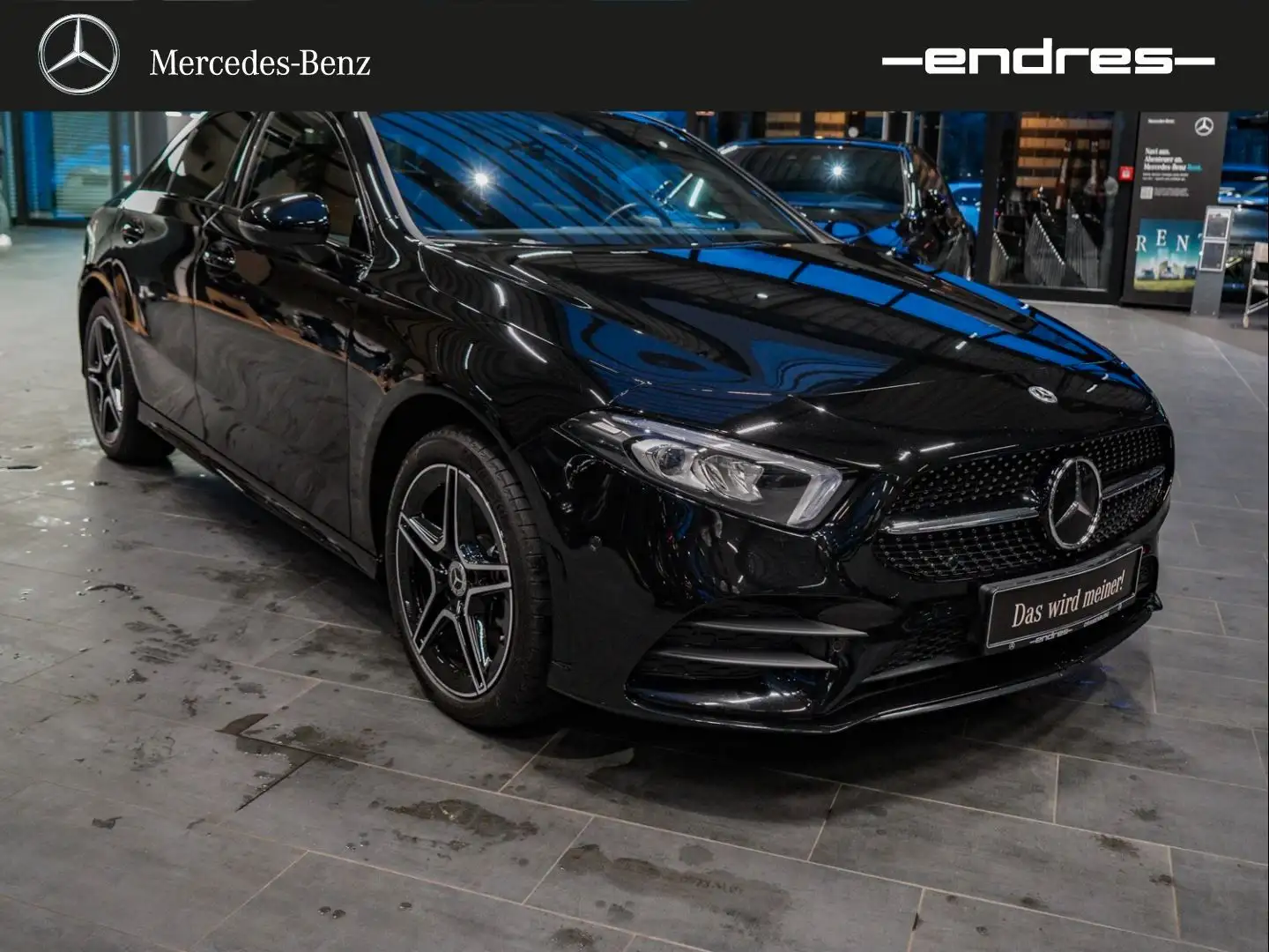Mercedes-Benz A 250 e Lim.+AMG+LED+MBUX+SPORTSITZE+DISTRONIC+ Schwarz - 2