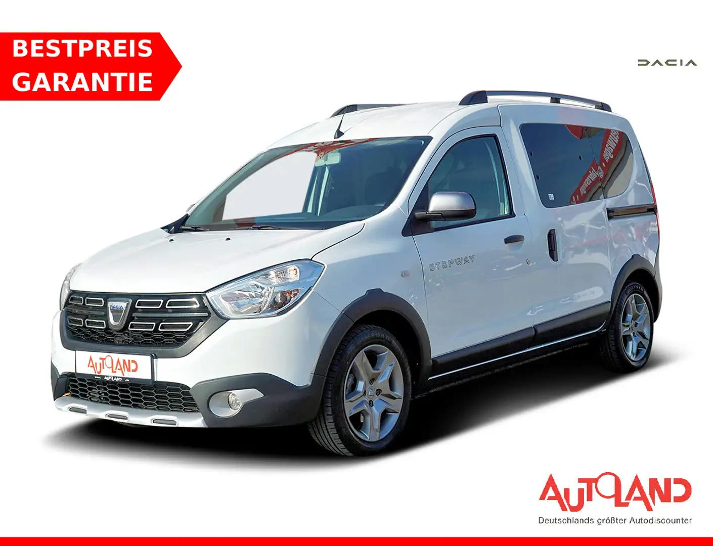 Dacia Dokker Stepway 1.5 DCi Navi Kamera Sitzheizung DAB Weiß - 1