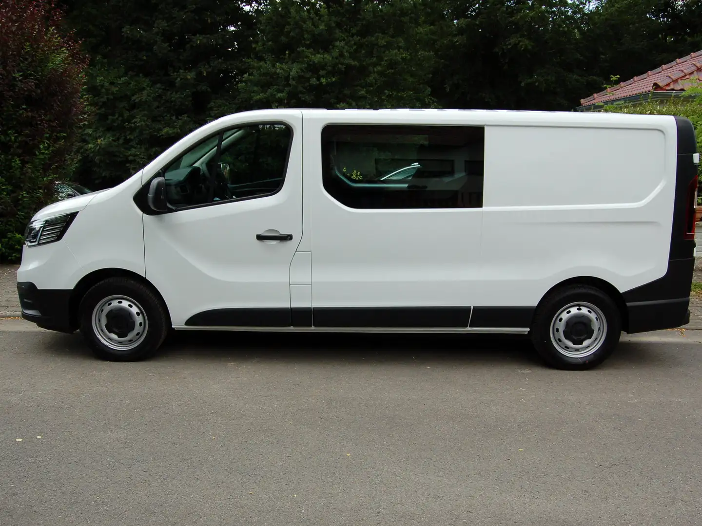 Renault Trafic 2.0 DCI DOUBLE CABINE NEUF LONG  GPS AIRCO 6 PL Wit - 1
