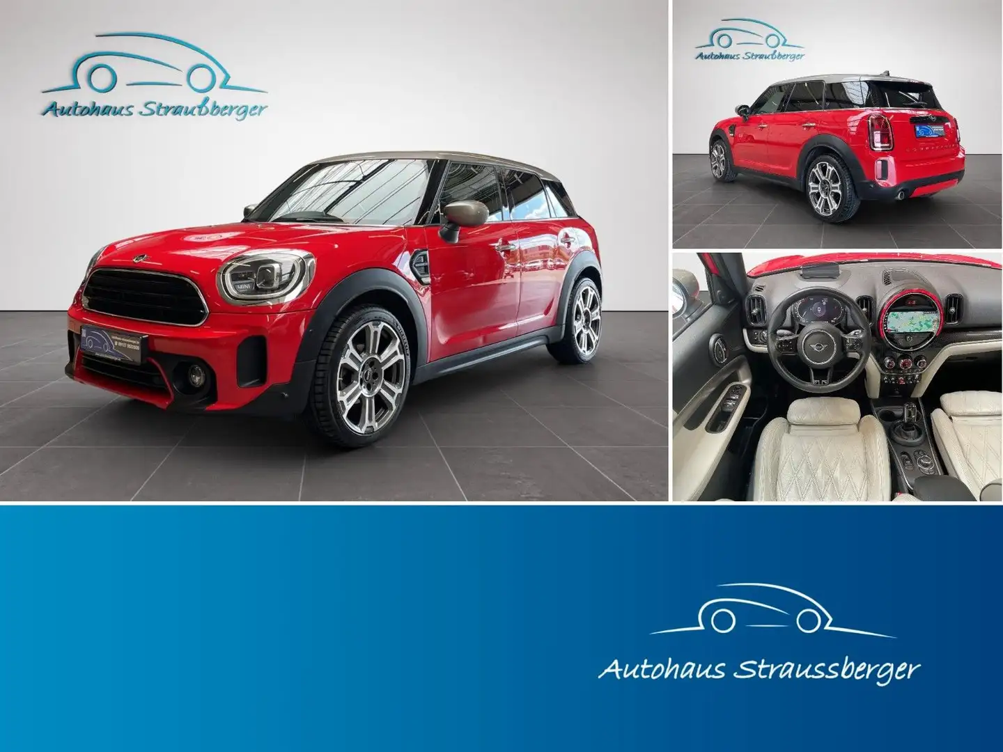 MINI Cooper Countryman Pano, H&K, Tempomat, YoursT Rot - 1