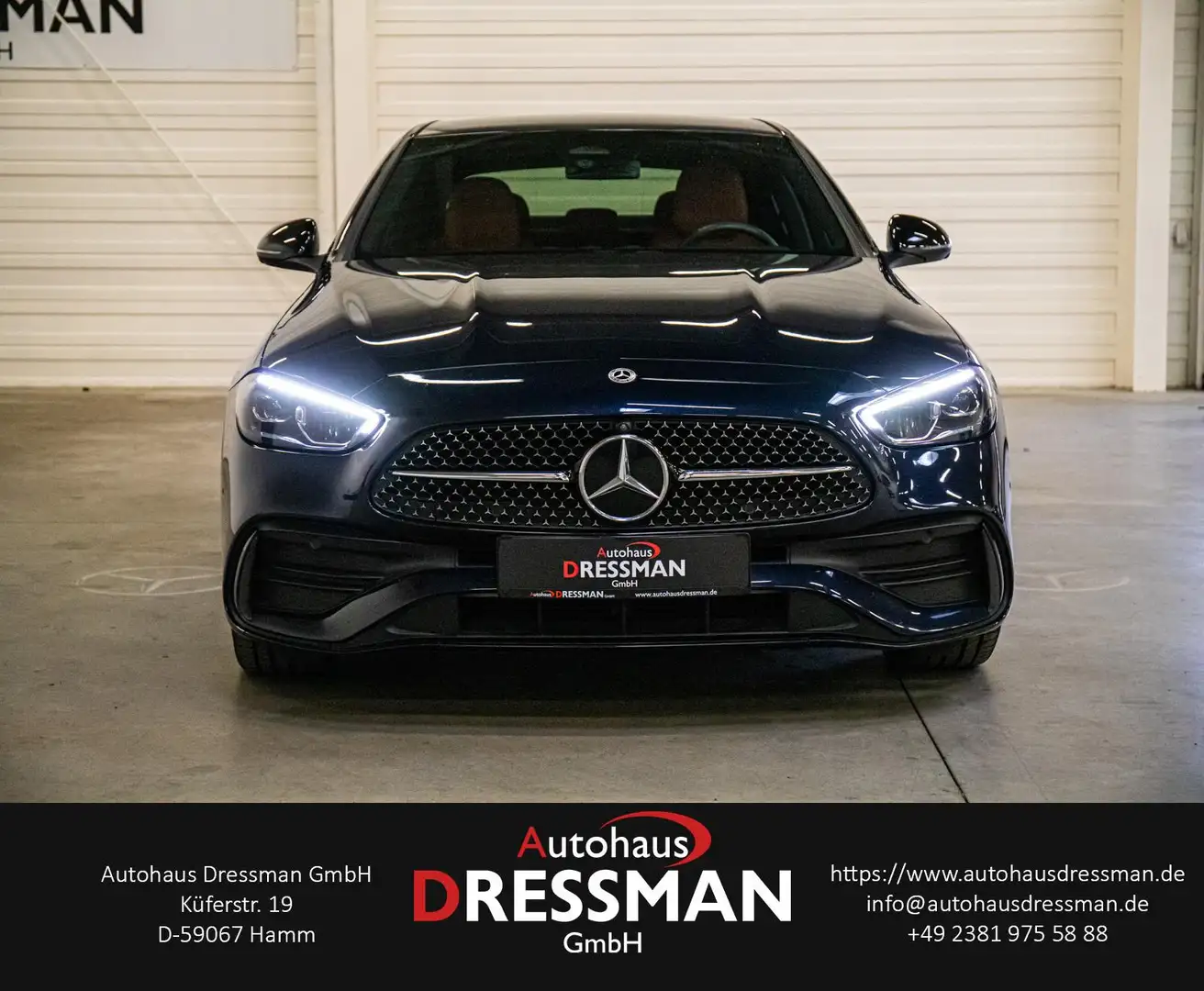 Mercedes-Benz C 300 e Limousine AMG-Line LED 360° NAPPA CARBON Bleu - 2