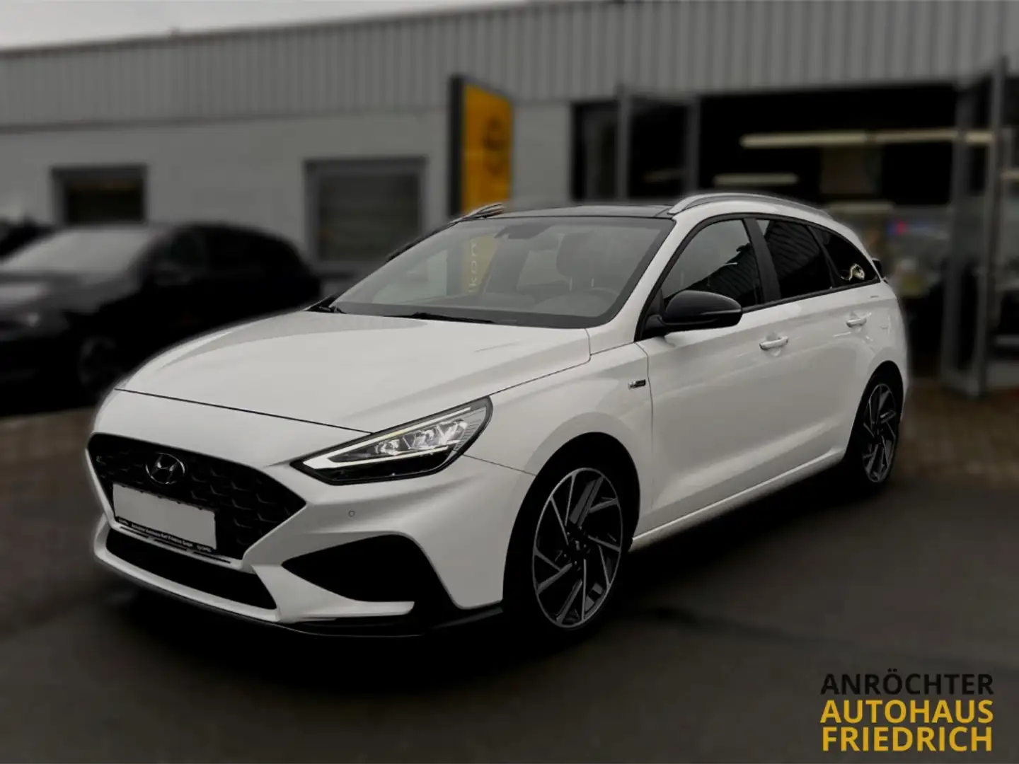 Hyundai i30 N-Line Panorama AHK Kamera LED Navi Blanc - 1