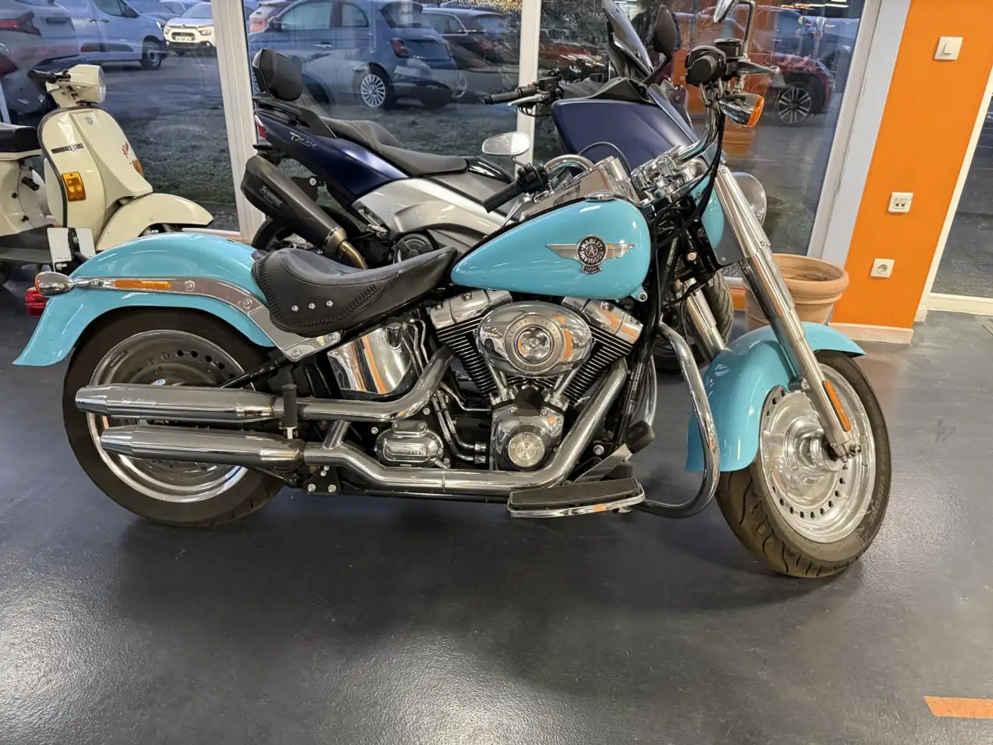 Harley-Davidson Fat Boy FLS 1585 Bleu - 1