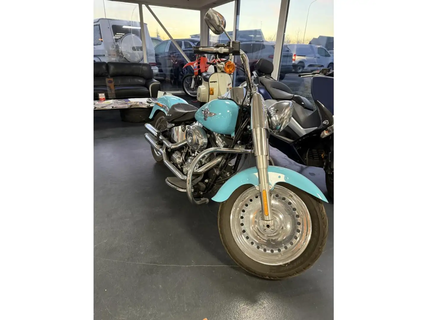 Harley-Davidson Fat Boy FLS 1585 Bleu - 2