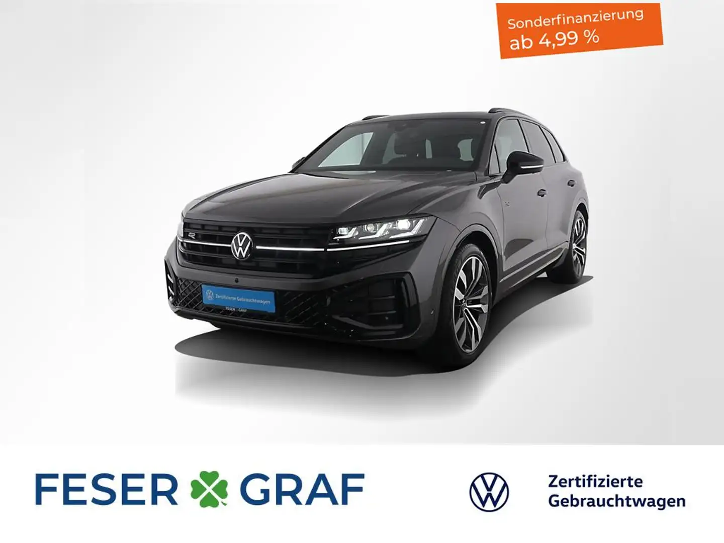 Volkswagen Touareg 3.0TDI R-Line 4x4 Automatic AHK Panorama Grau - 1