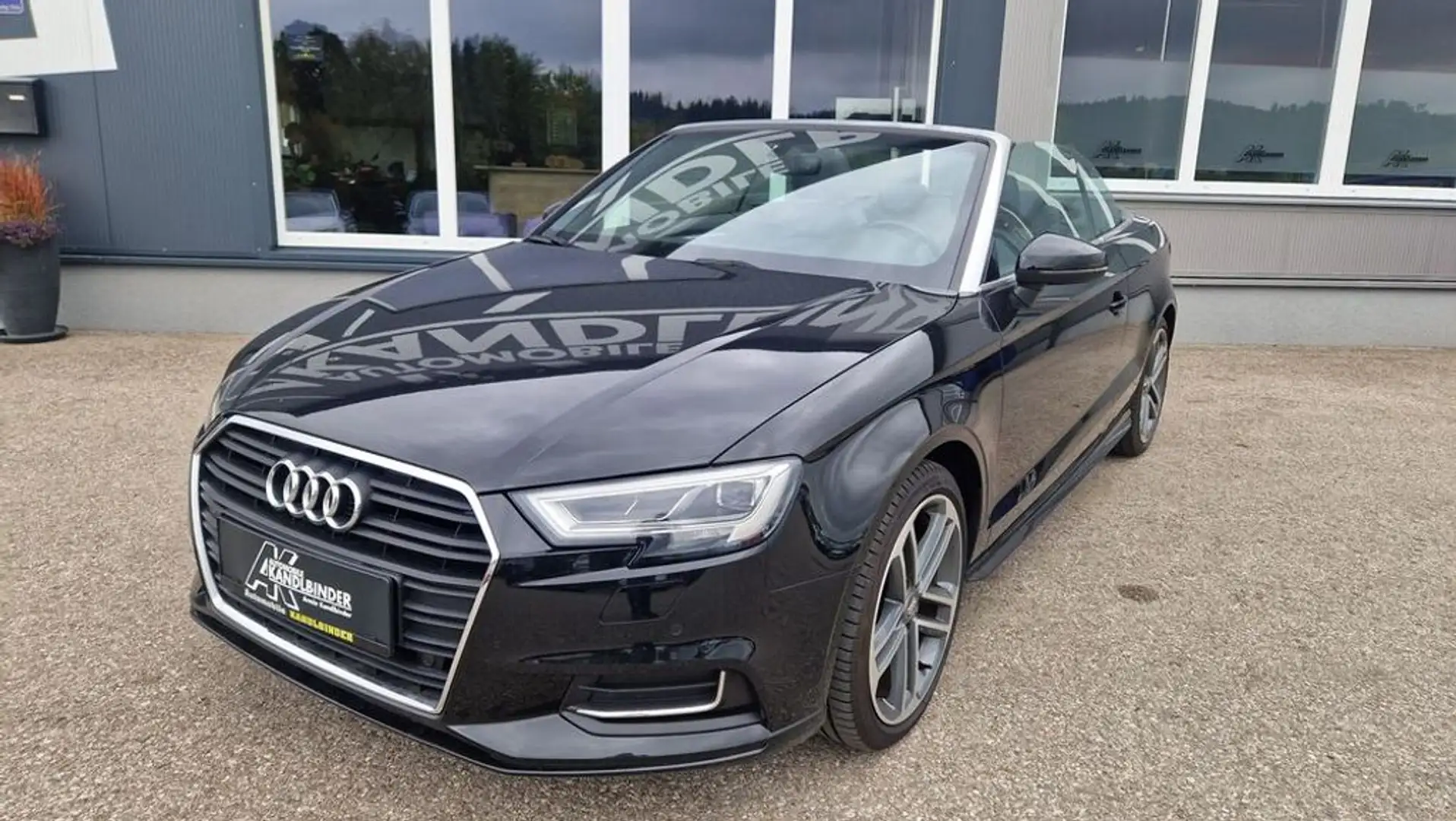 Audi A3 Cabriolet TDI design Noir - 1