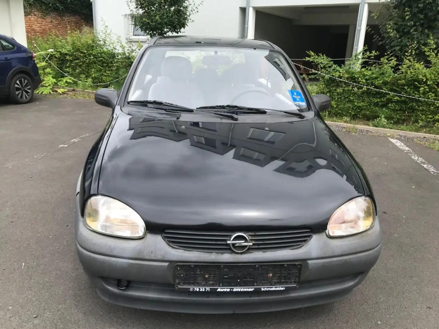 Opel Corsa 1.0 12V CITY 1 HAND+TÜV NEU+85000 KM ORIGI Schwarz - 2