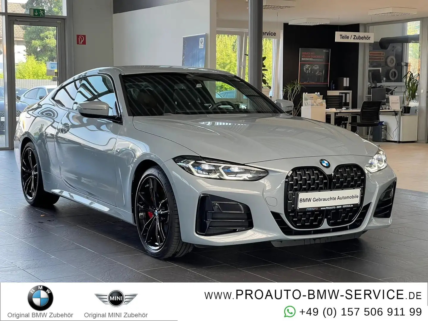BMW M440i xDrive Coupe M Sport Pro Laser/HUD/Memo/K-Zg Grijs - 1