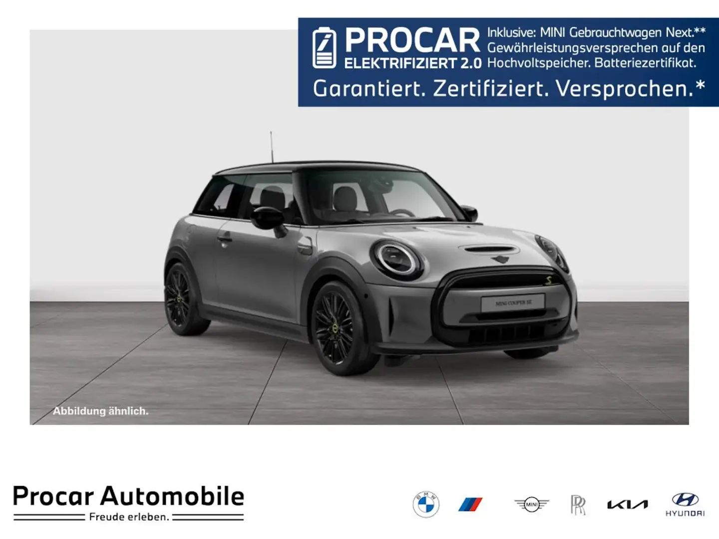 MINI Cooper SE 3-Türer ACC RFK NAVI LED PDC V+H DAB Grau - 1