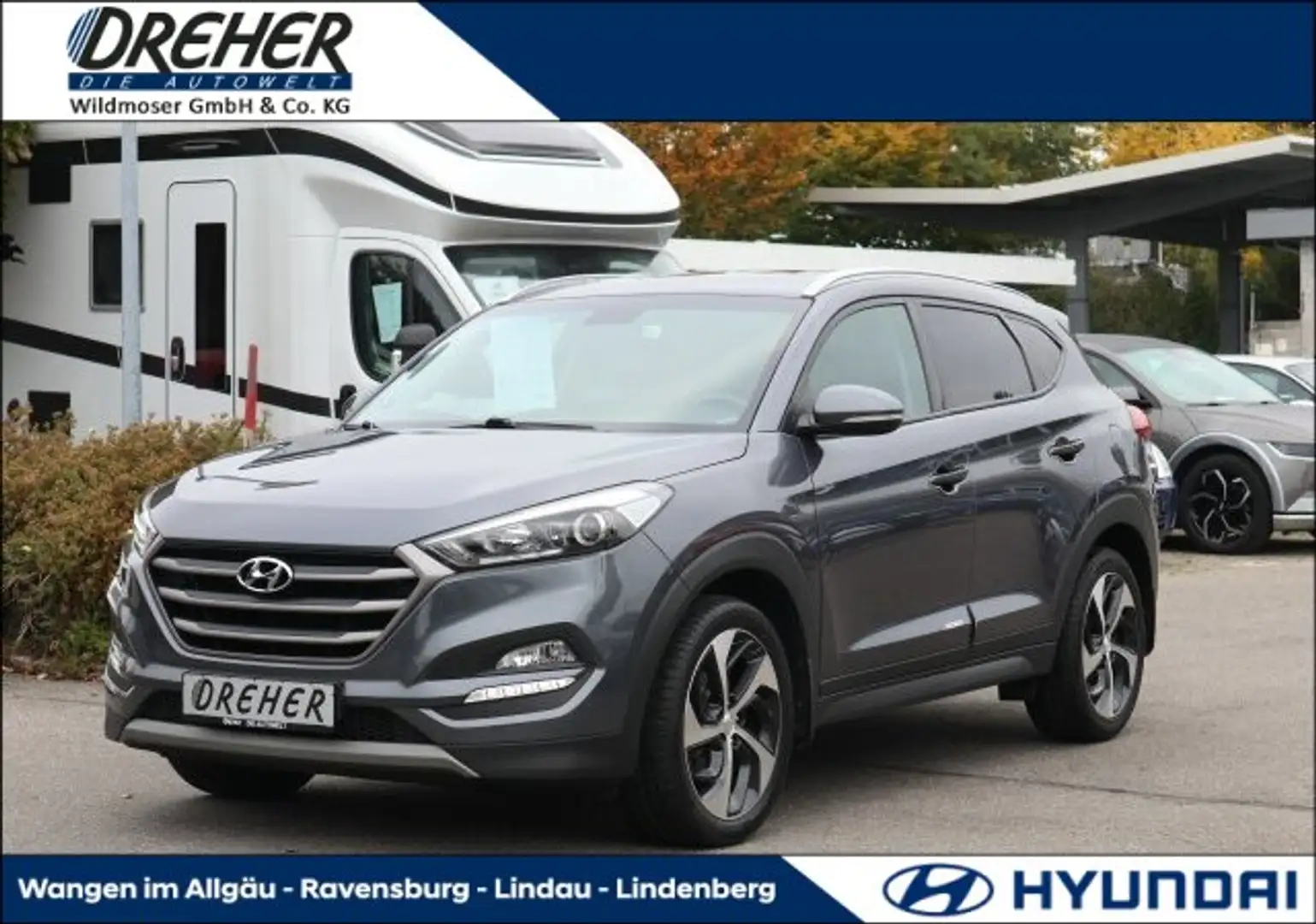 Hyundai TUCSON Tucson 1.6 Advantage 2WD Navi/Klima/Sitzhzg./BC Gris - 1