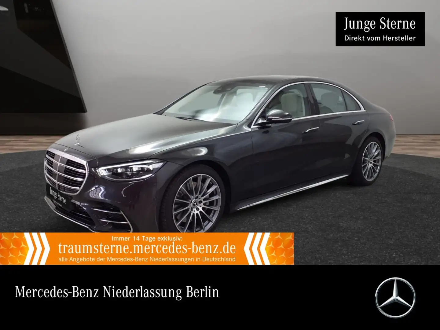 Mercedes-Benz S 350 d AMG+PANO+MULTIBEAM+BURMESTER3D+FAHRASS+20" Grau - 1