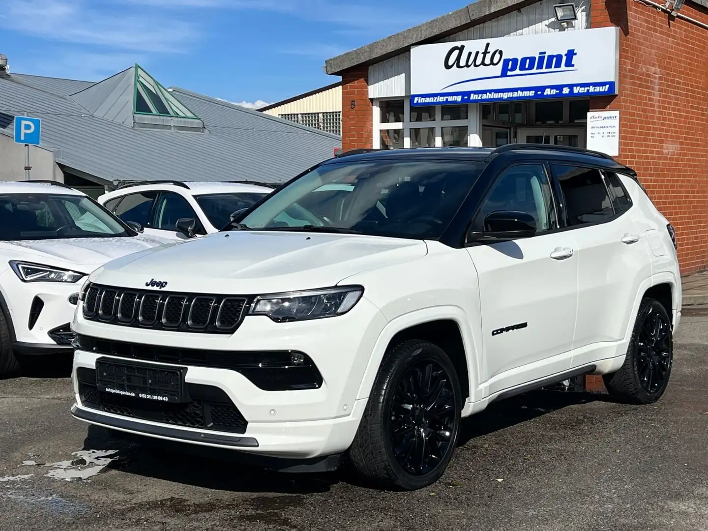Jeep Compass 4xe S Plug-In Hybrid 4WD CAM 19" Weiß - 1