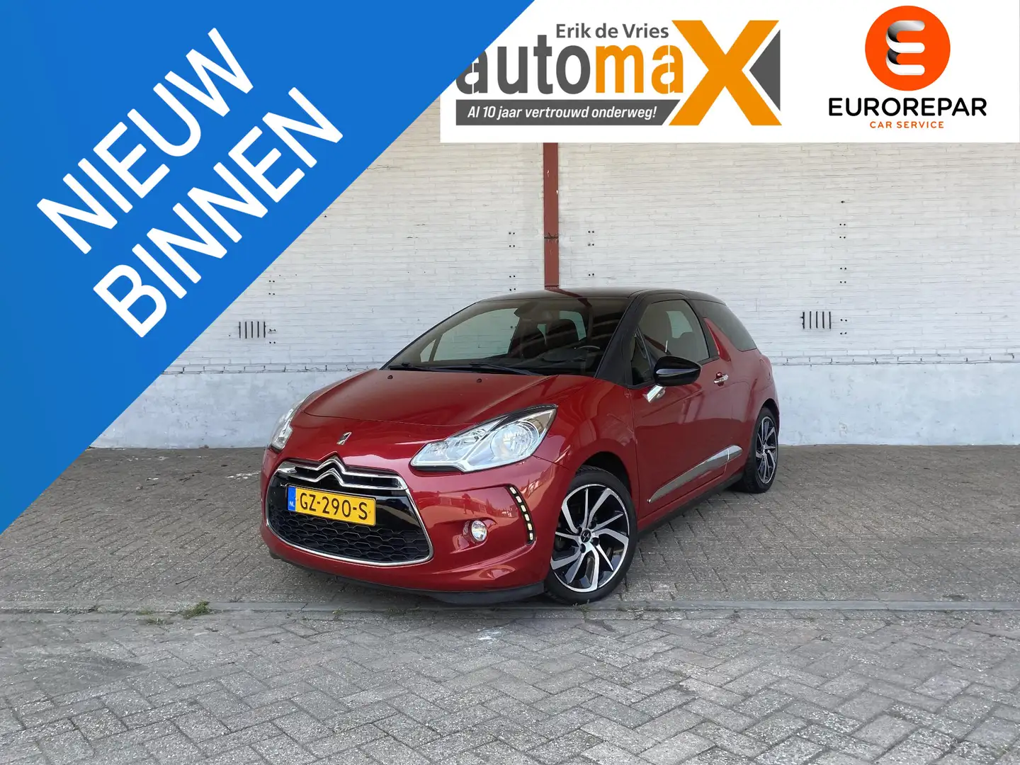 DS Automobiles DS 3 1.2 PureTech Business |Goed Onderhouden!|NAP!| Rouge - 1
