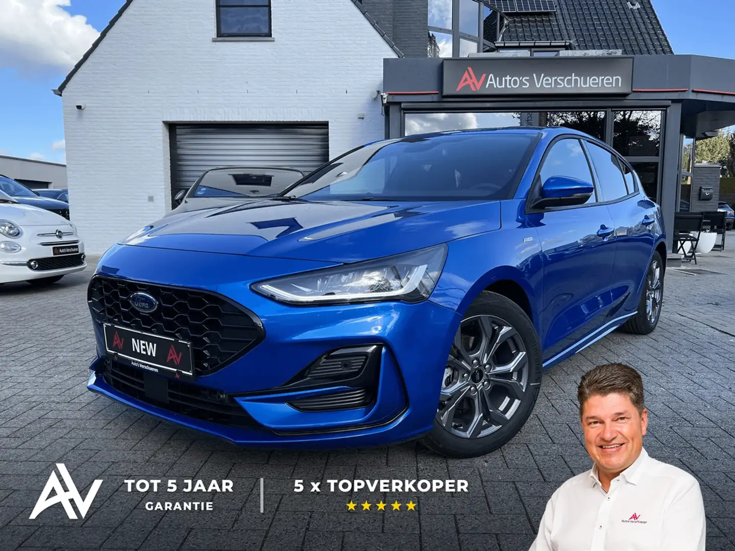 Ford Focus 1.0 EcoBoost ST-Line ** Navi/Carplay | Camera Blu/Azzurro - 1