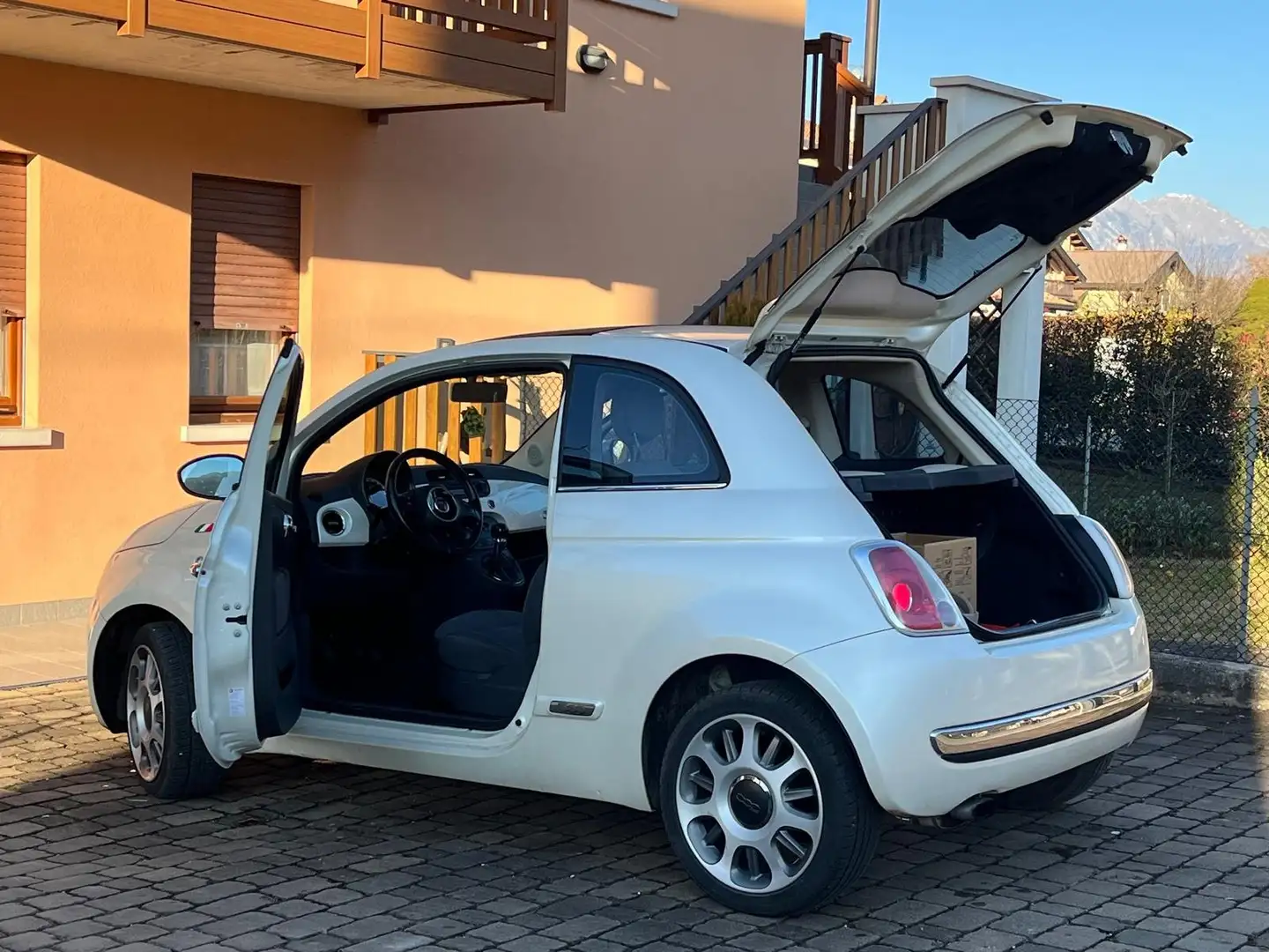 Fiat 500 500 III1.3 mjt 16v Lounge 75cv Bianco - 2