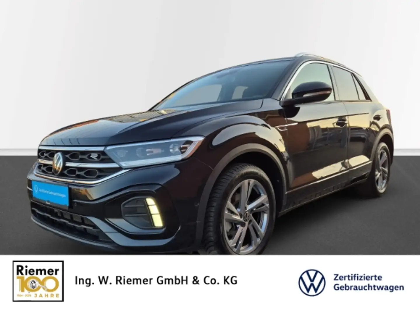 Volkswagen T-Roc R-Line 1,5 TSi DSG AHK Massage Cam Navi Schwarz - 1