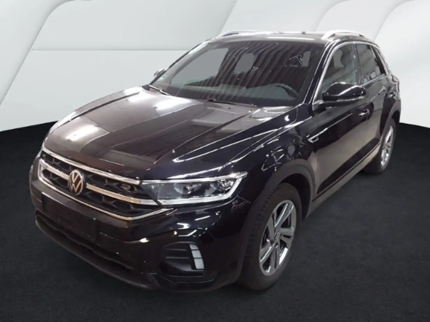 Volkswagen T-Roc 1,5 TSi DSG R-Line AHK Massage Cam Navi Schwarz - 1