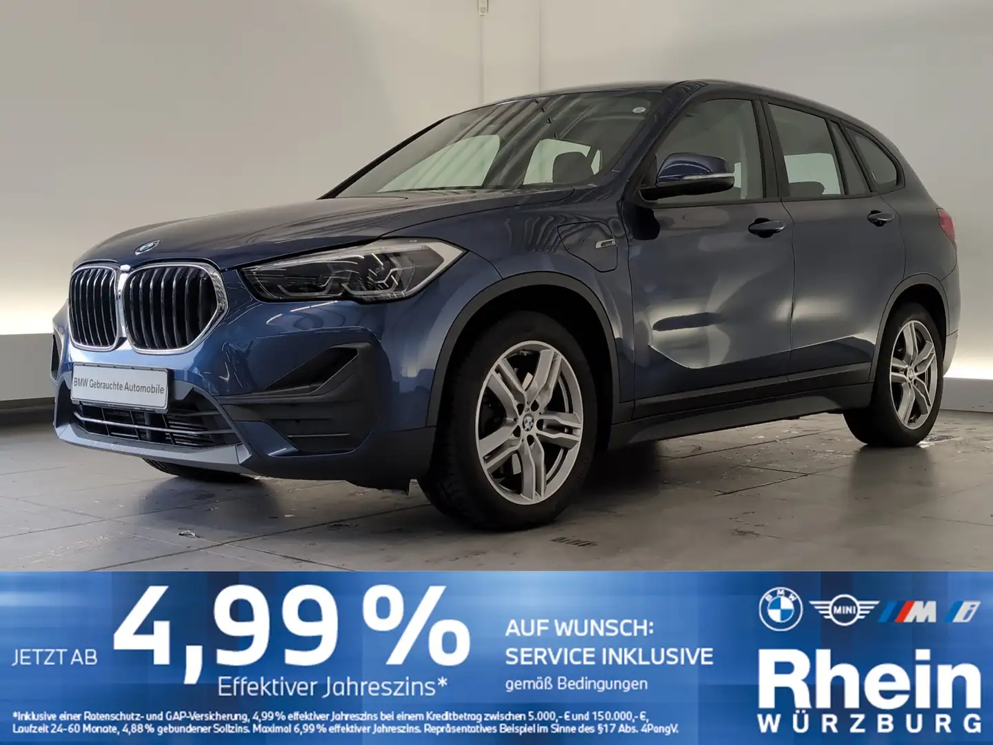 BMW X1 xDrive25e Advantage LED/DAB/PDC/SHZ Blau - 1