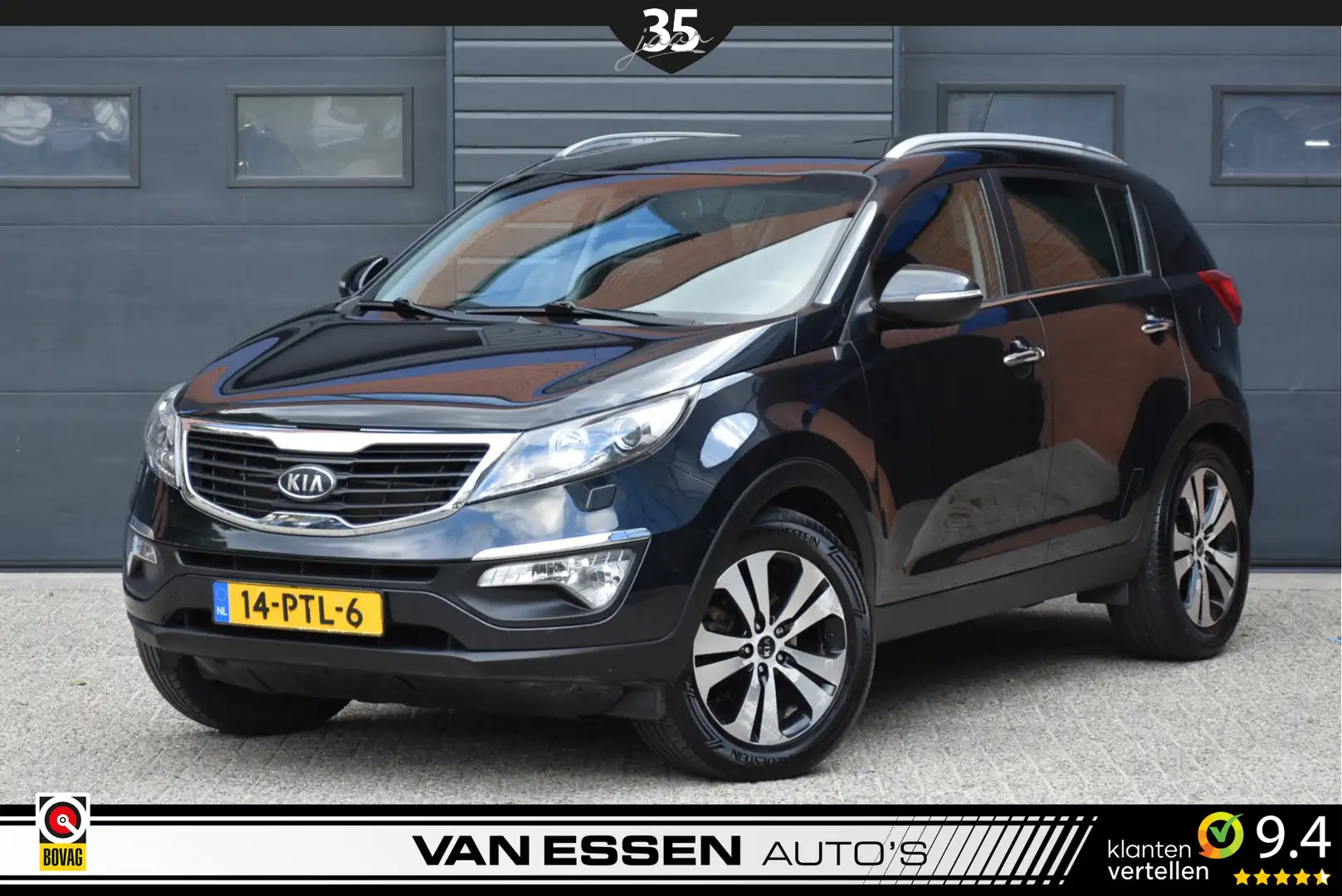 Kia Sportage 2.0 X-clusive Navigatie Leder Cruise-Control Camer Zwart - 1