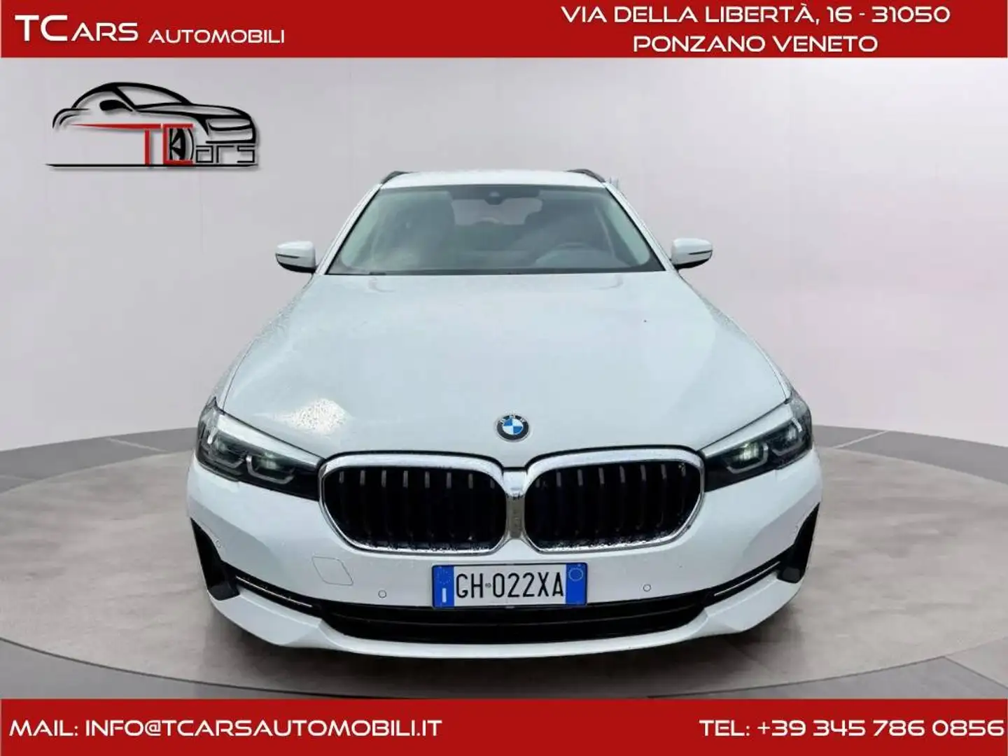 BMW 520 520d IBRIDA DIESEL-AUTOMATICA Bianco - 2