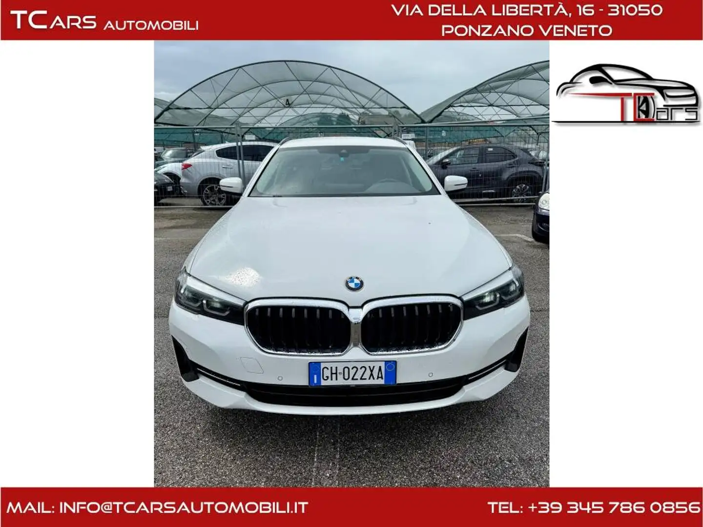 BMW 520 2.0 520d TOURING  IBRID. AUTOM Bianco - 2