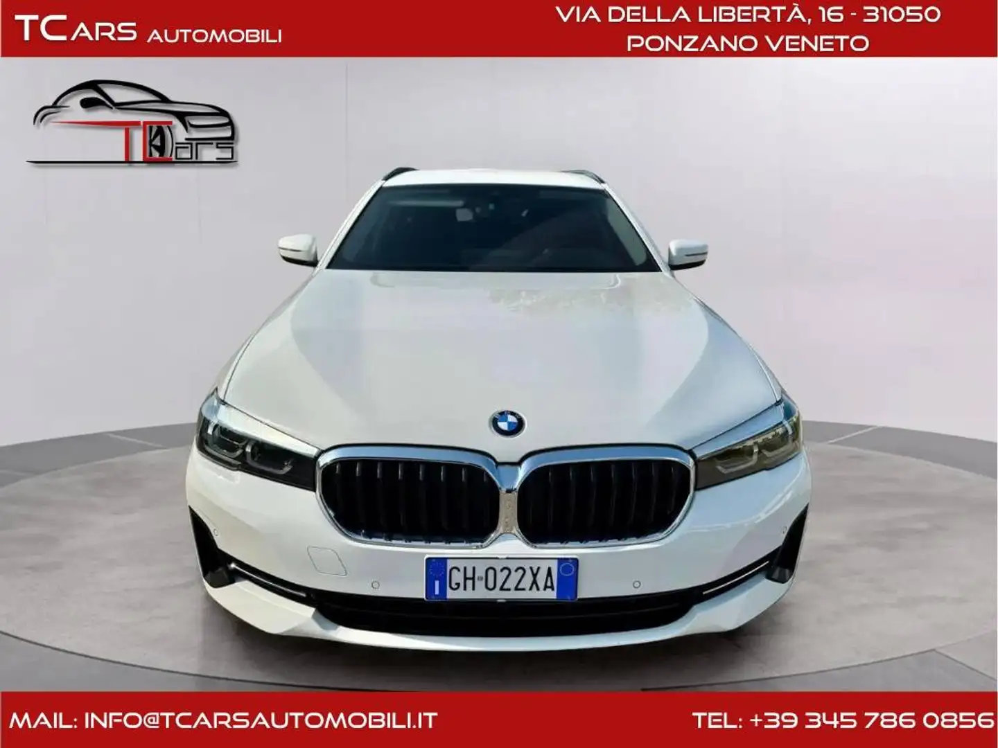 BMW 520 520d 2.0 IBRIDA DIESEL-AUTOMATICA -KM CERT. BMW Bianco - 2