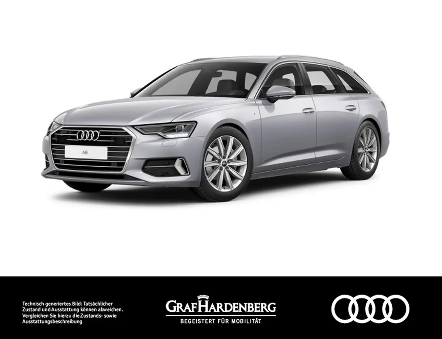 Audi A6 Avant 40 TDI S line LED Navi B&O ACC Silber - 1