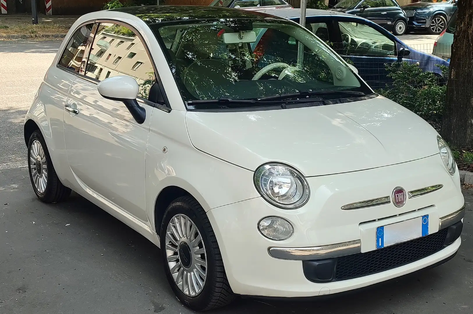 Fiat 500 500 1.2 Lounge 69cv E6 Bianco - 1