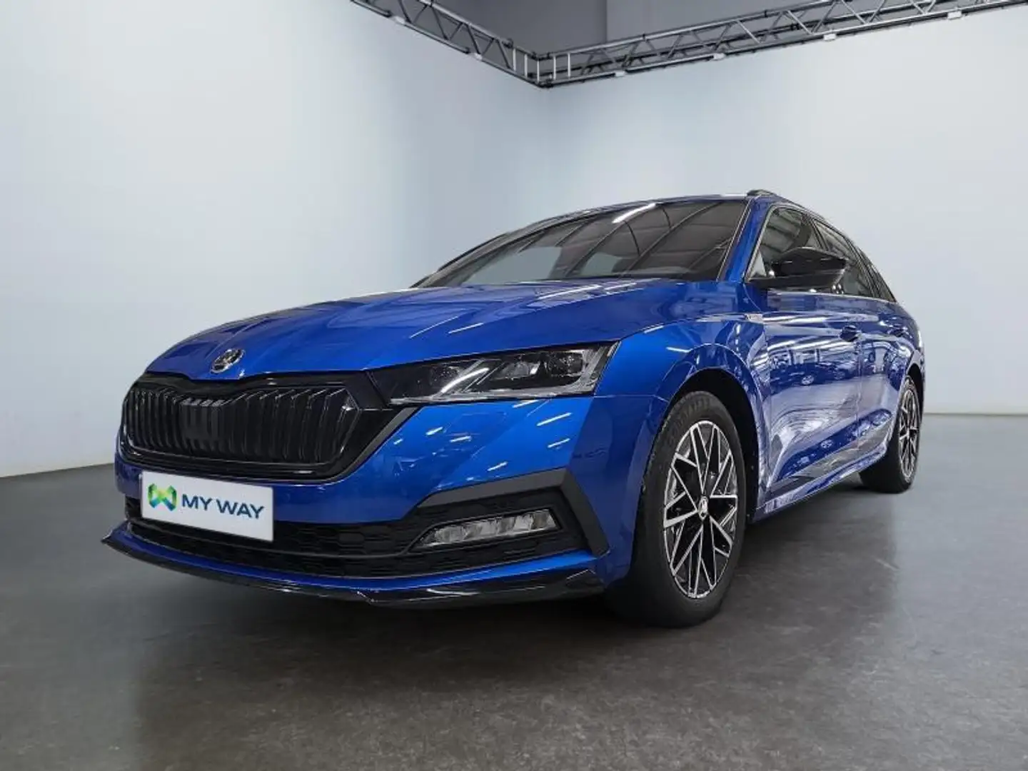 Skoda Octavia Sportline - GPS/APP/ACC/clim3/pack ambiance - tvac Bleu - 1