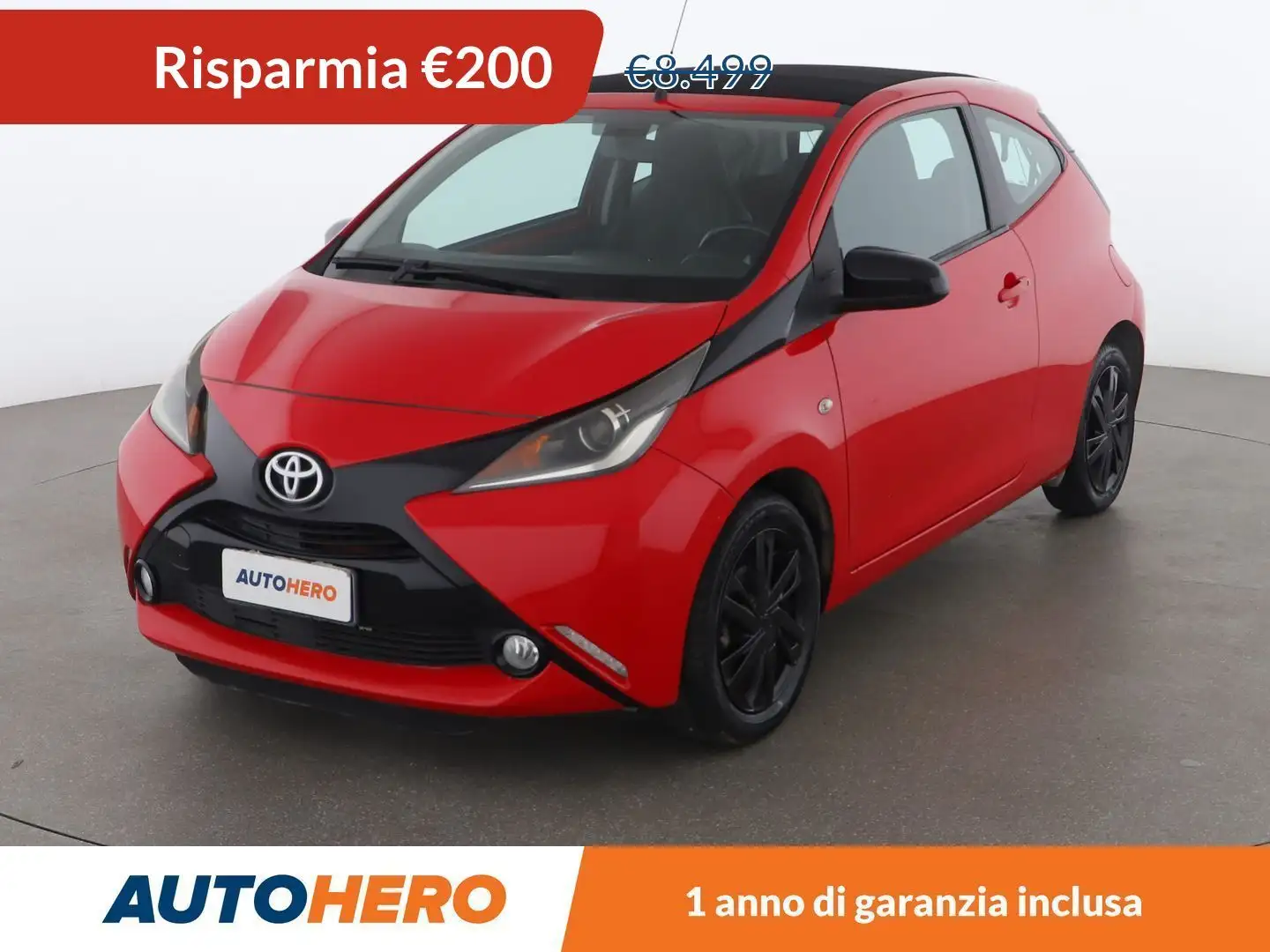 Toyota Aygo 1.0 X-Wave 69 CV Rouge - 1