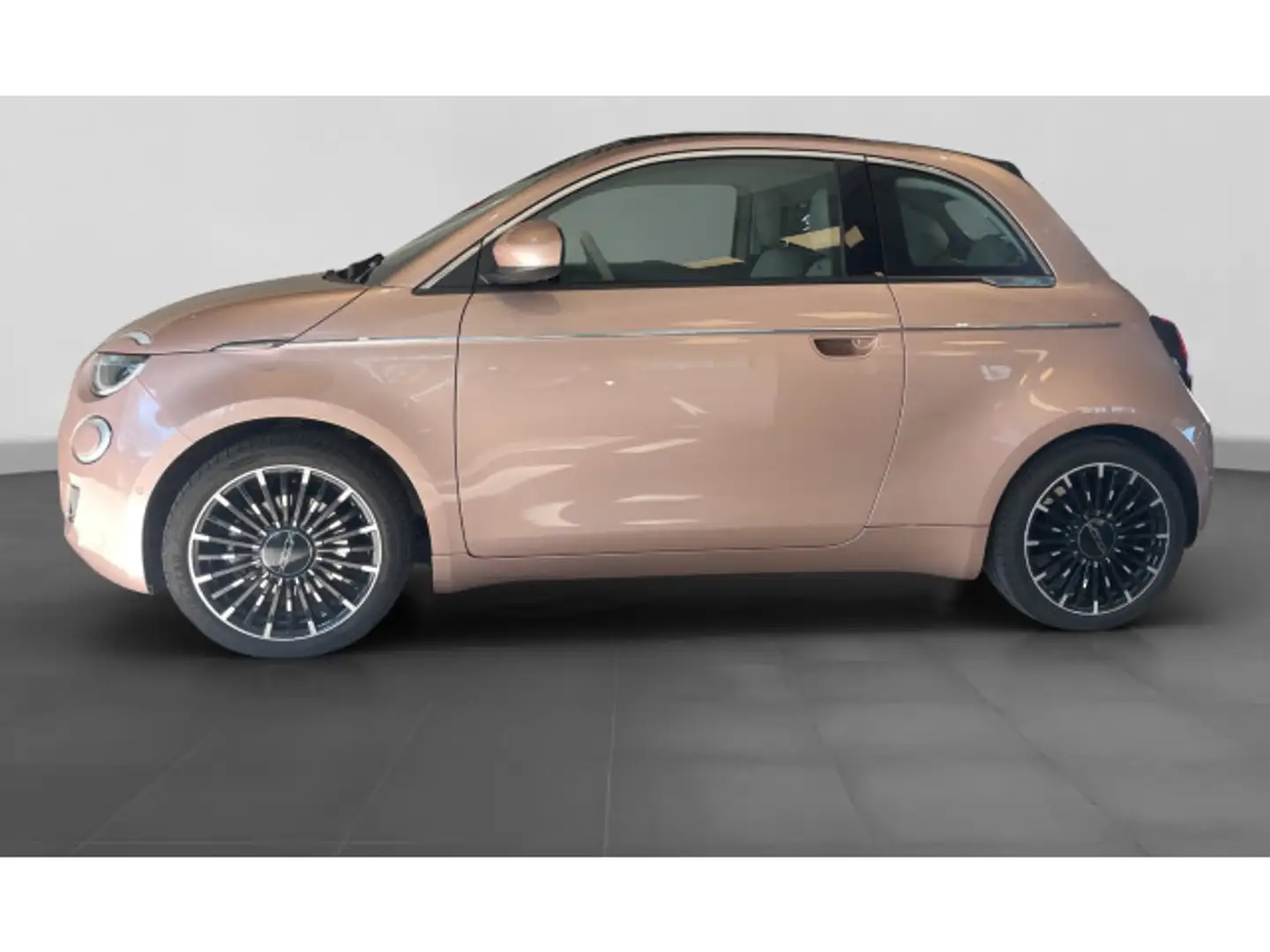 Fiat 500e Cabrio Base 42 kWh # Navi, Rückfahrkamera # Paars - 2