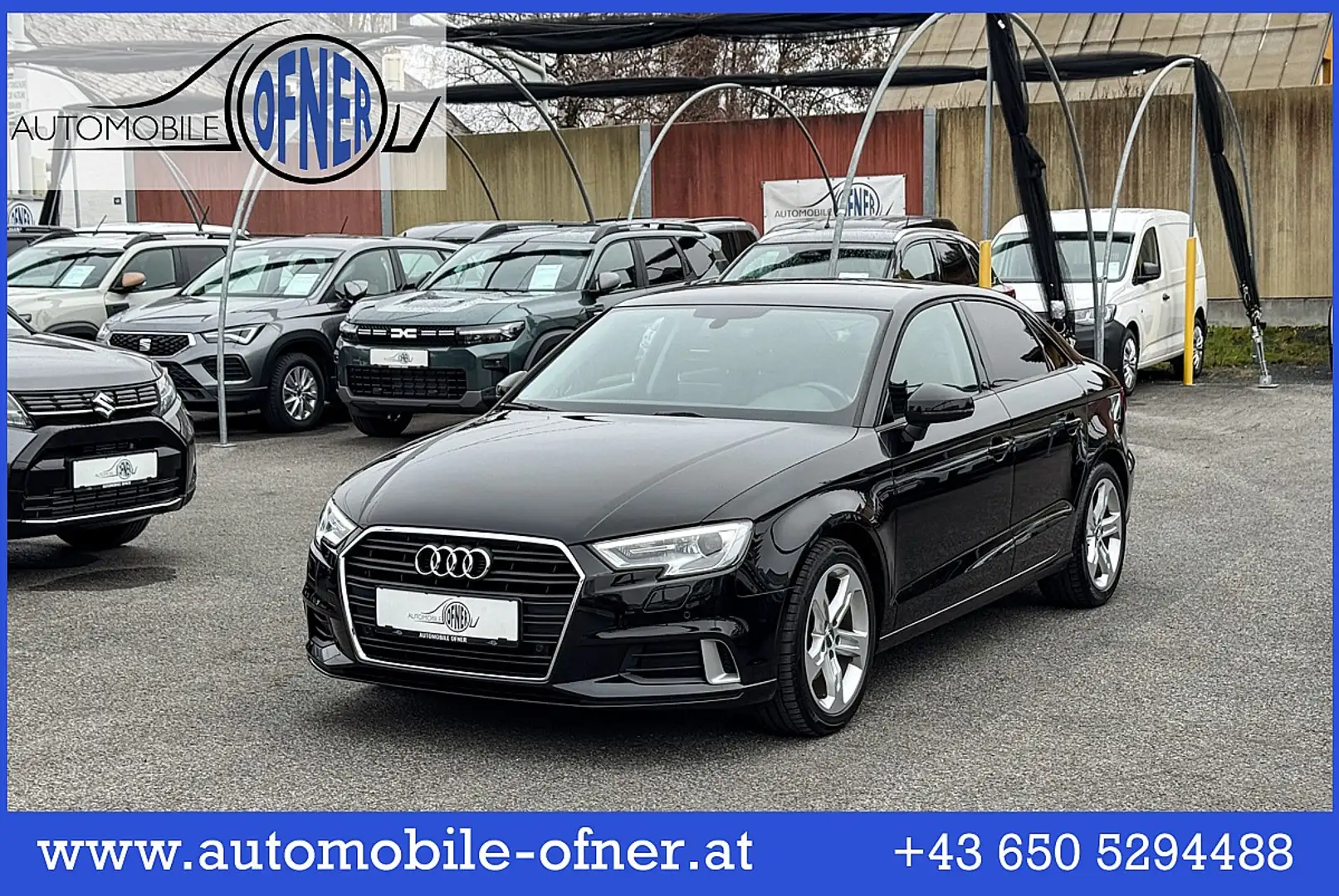 Audi A3 1,6 TDI sport Limousine PDC Sitzheizung Navi Kl... Noir - 1