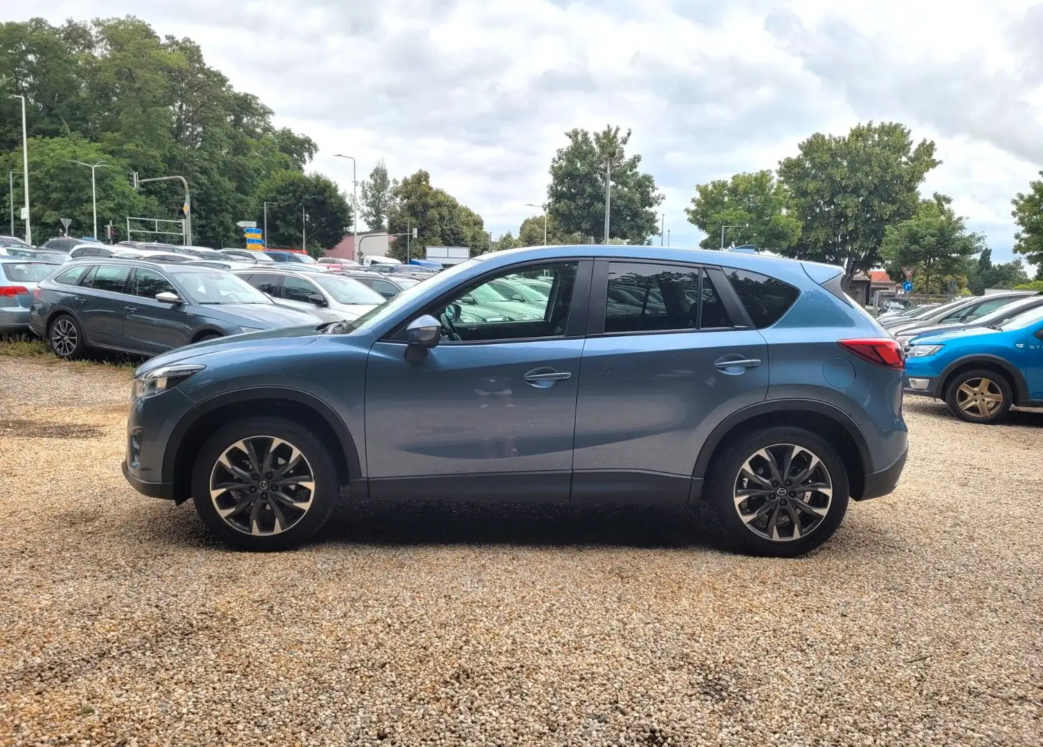 Mazda CX-5 Sports-Line AWD*Navi*R-Cam*SZH*Klima*Temp* Blue - 2