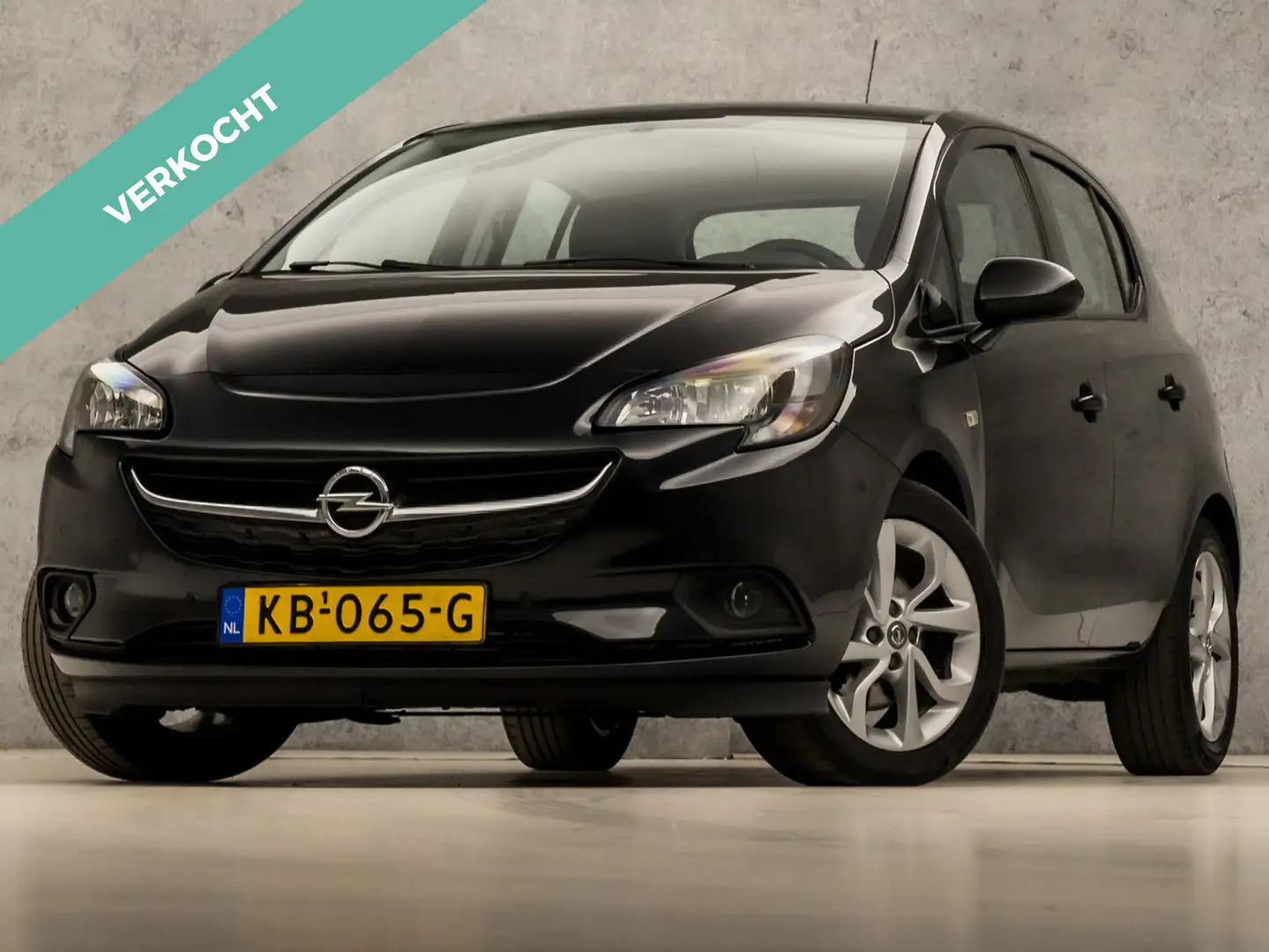 Opel Corsa 1.0 Turbo Sport (SCHERM, 5 DEURS, CRUISE, CAMERA, Zwart - 1
