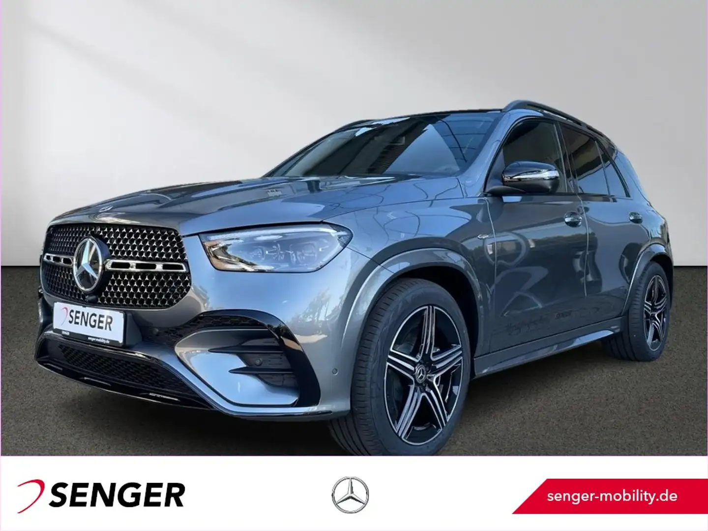 Mercedes-Benz GLE 350 de 4M AMG Burmester Panorama AHK 360°-K. Grau - 1