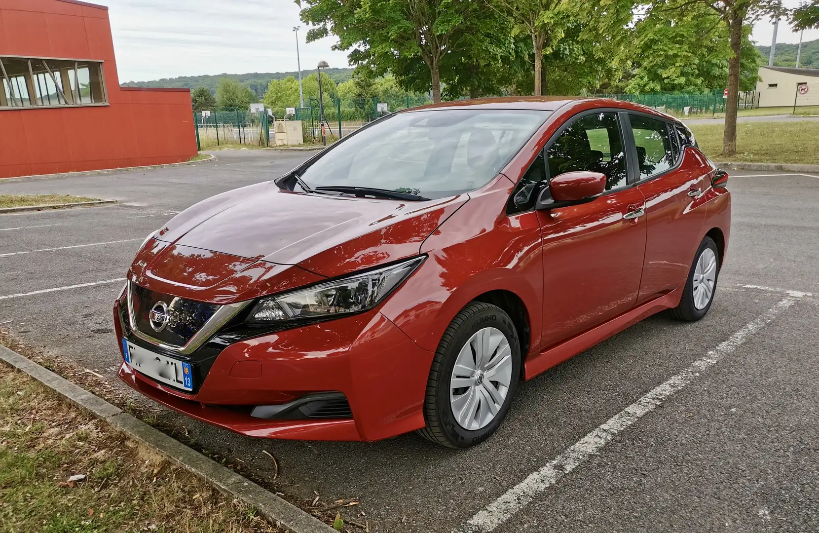 Nissan Leaf Leaf Electrique 40kWh Business Rouge - 1