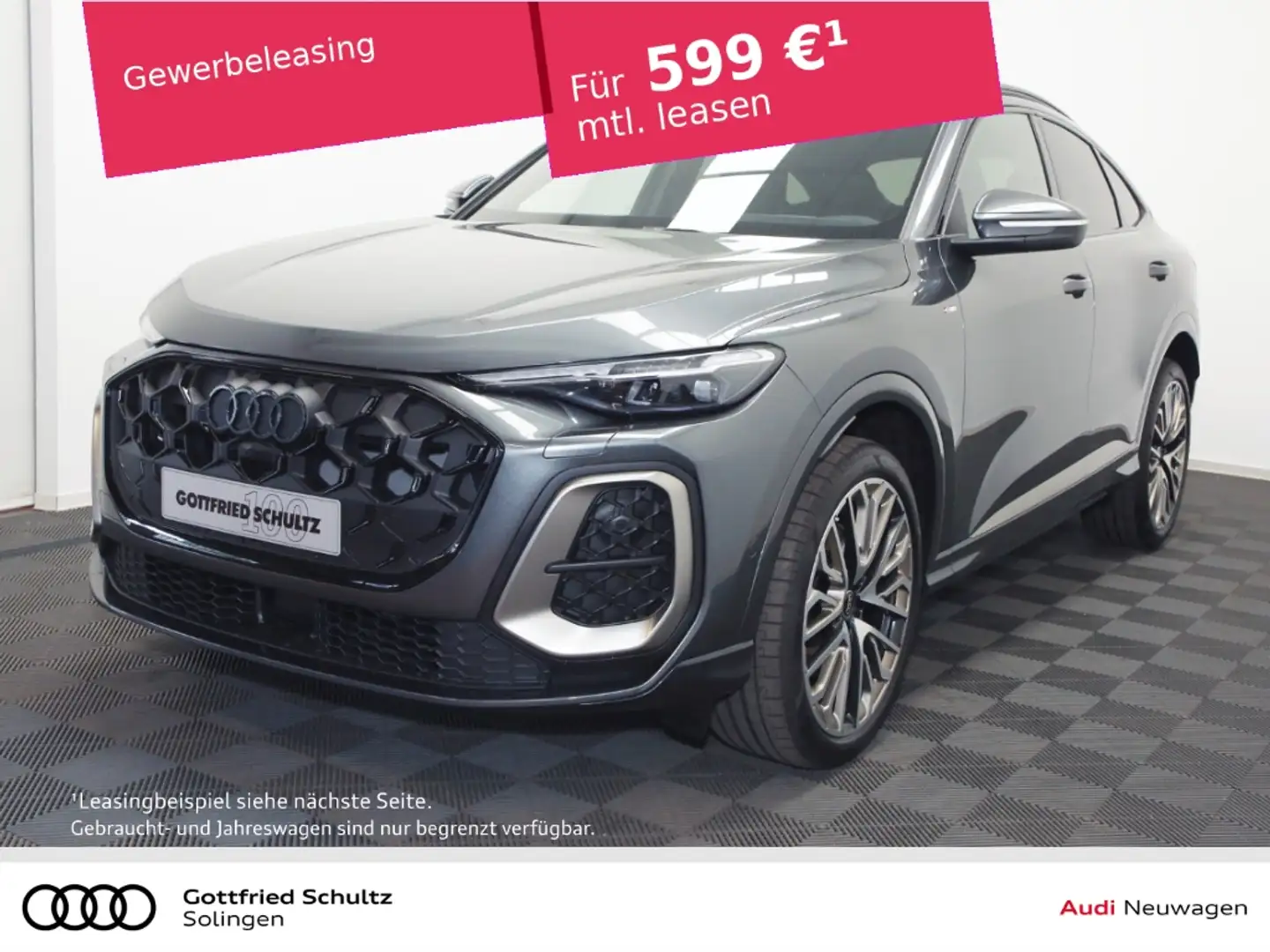 Audi Q5 Sportback TDI quattro Matrix ACC Techplus S line Gris - 1
