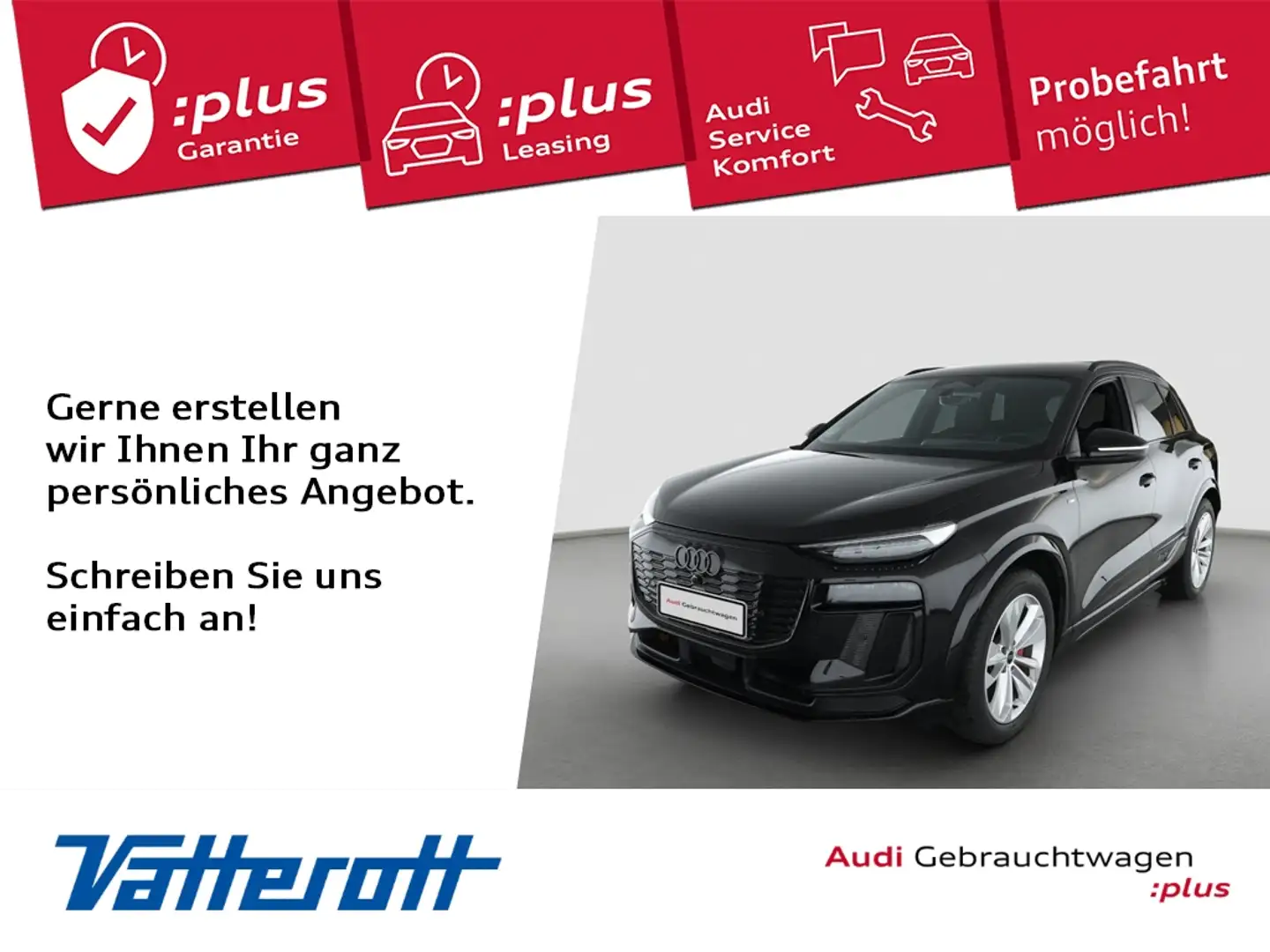 Audi Q6 e-tron quattro S line B&O ACC AHK Matrix BeifDispl. Schwarz - 1
