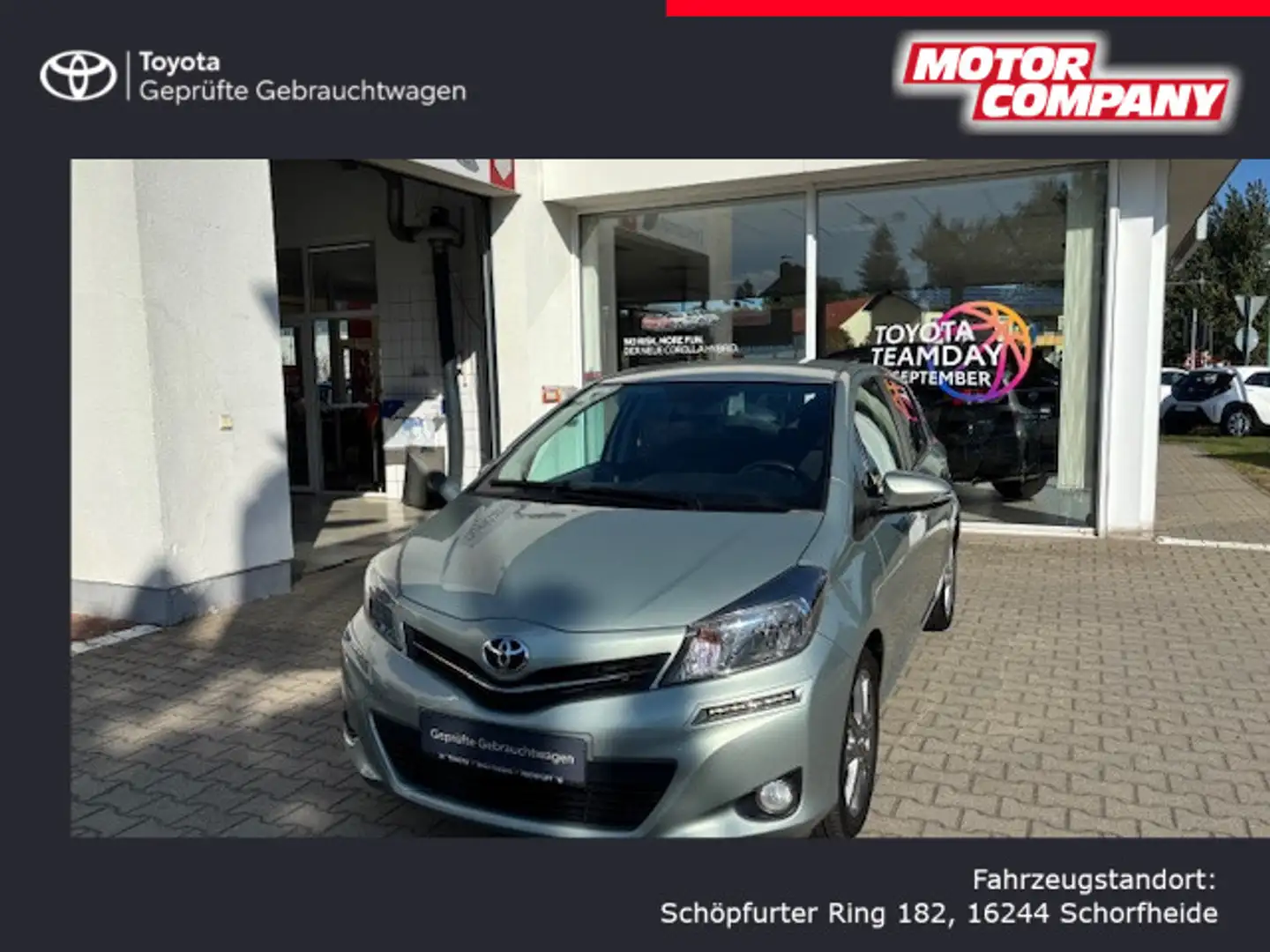 Toyota Yaris 1,33 Benzin 6.-Gang, 5.Trg Club Ausstattung Silber - 1