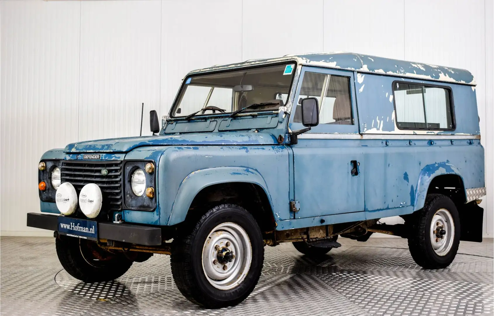 Land Rover Defender 110 2.5 Turbo diesel Wegenbelastingvrij Modrá - 1