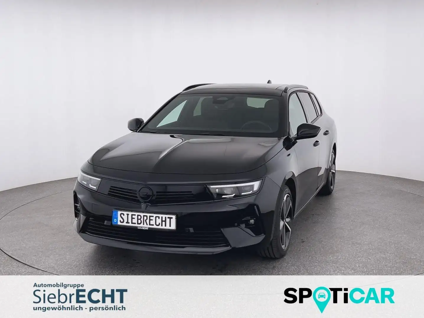 Opel Astra Sports Tourer GS 1.2*LED*Navi*360°K Zwart - 1
