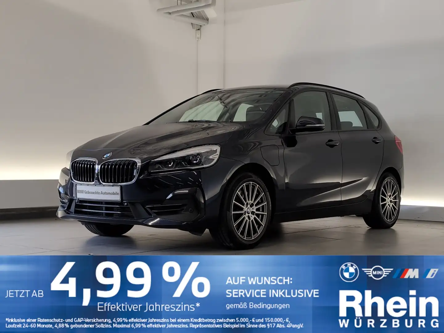BMW 225 xe Active Tourer Sport Line HUD/LRH/SHZ Head-Up/LK Blau - 1