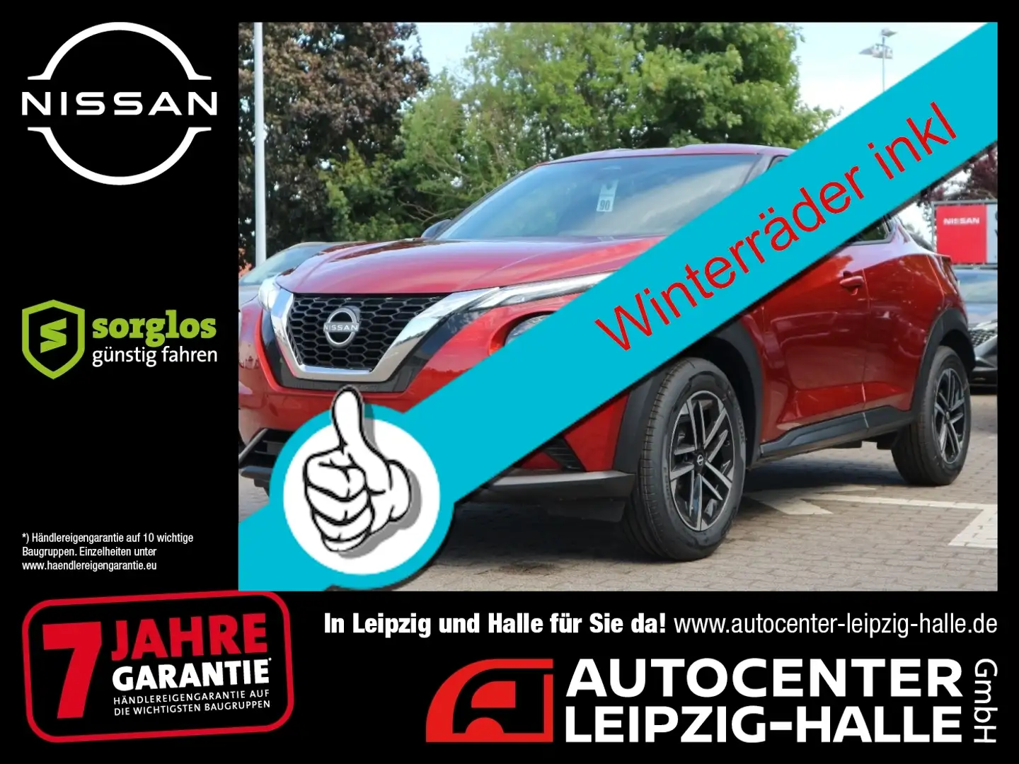 Nissan Juke N-CONNECTA 1.0 DIG-T 6MT Winterräder inkl Rot - 1