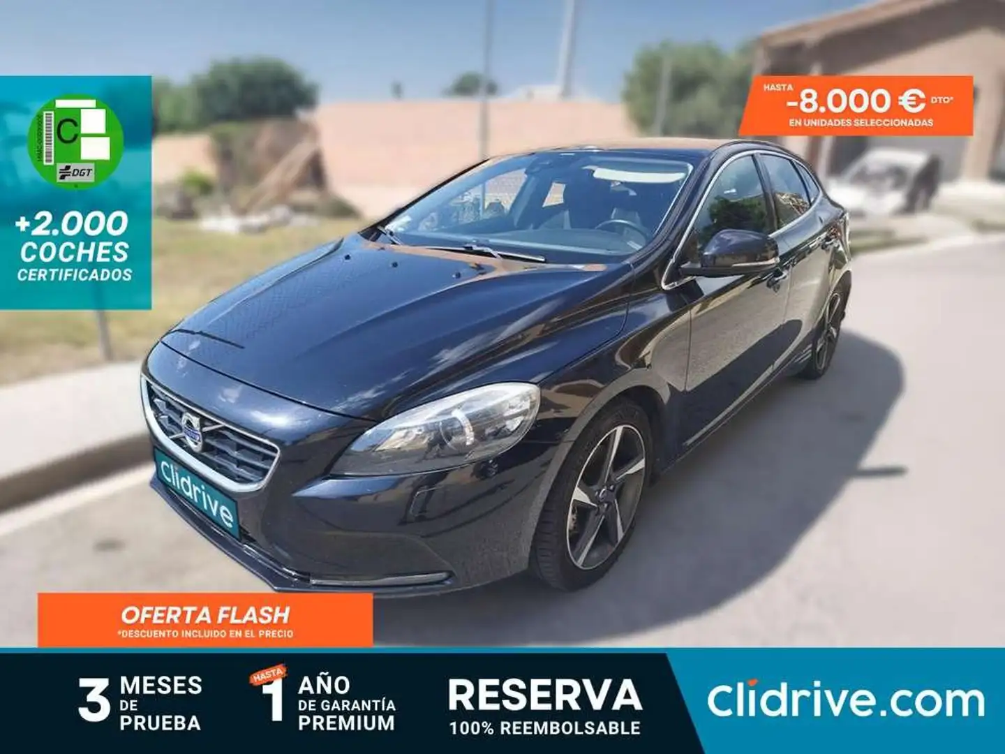 Volvo V40 T4 Momentum Negro - 1